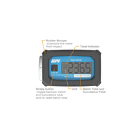 3-30 GPM End of Hose NPT Fuel Meter with Battery Powered Display