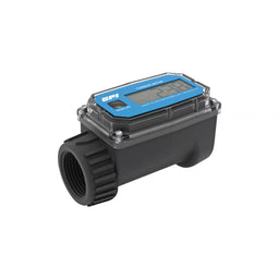 10-100 L/min Water Nylon Meter with Battery Powered Display 1 Inch NPT