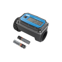 10-100 L/min Water Nylon Meter with Battery Powered Display 1 Inch ISO