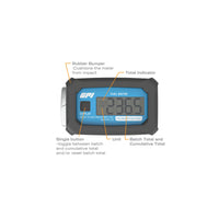 3-30 GPM End of Hose NPT Methanol Meter with Battery Powered Display