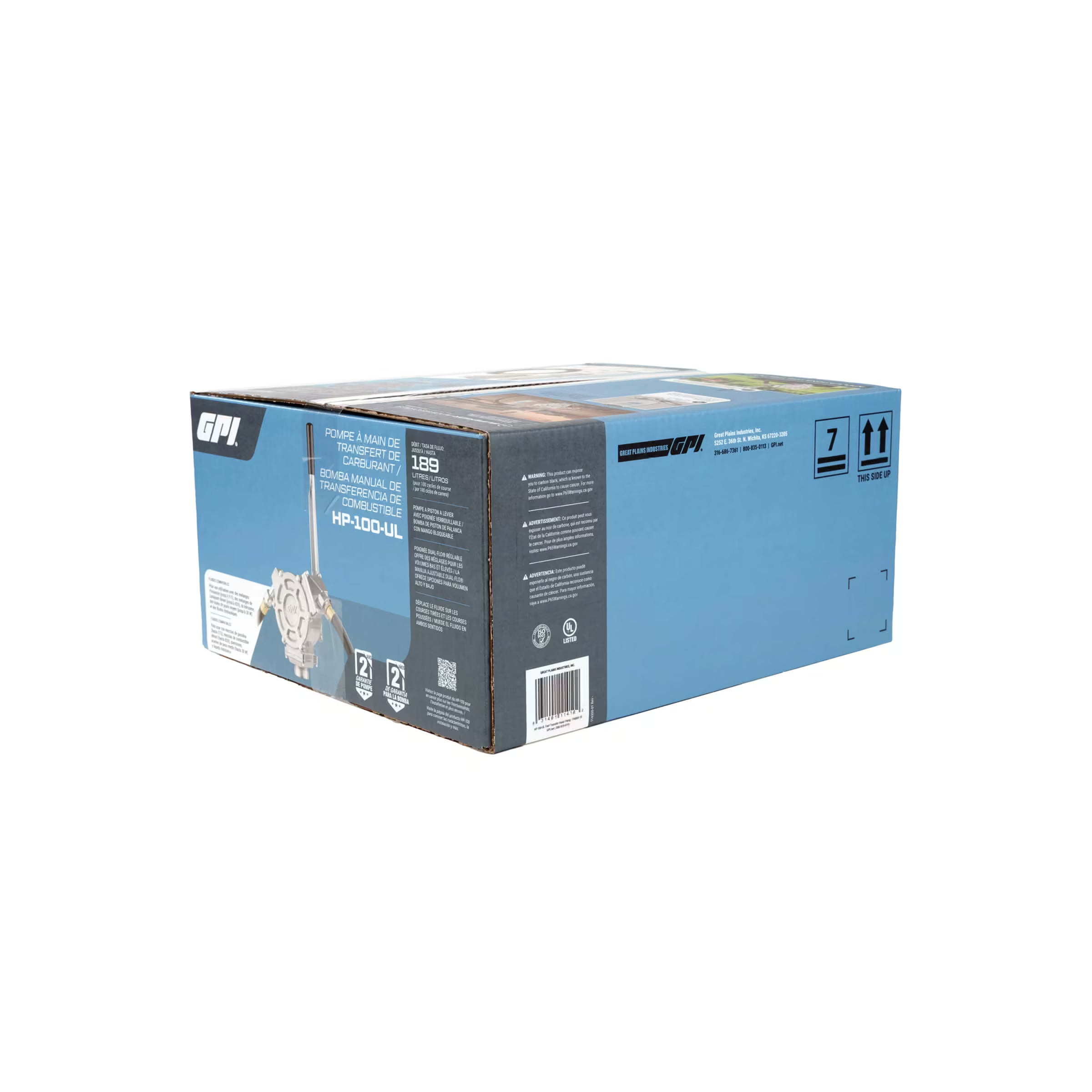 50 Gallons per 100 Strokes Lever Action Fluid Transfer Hand Pump