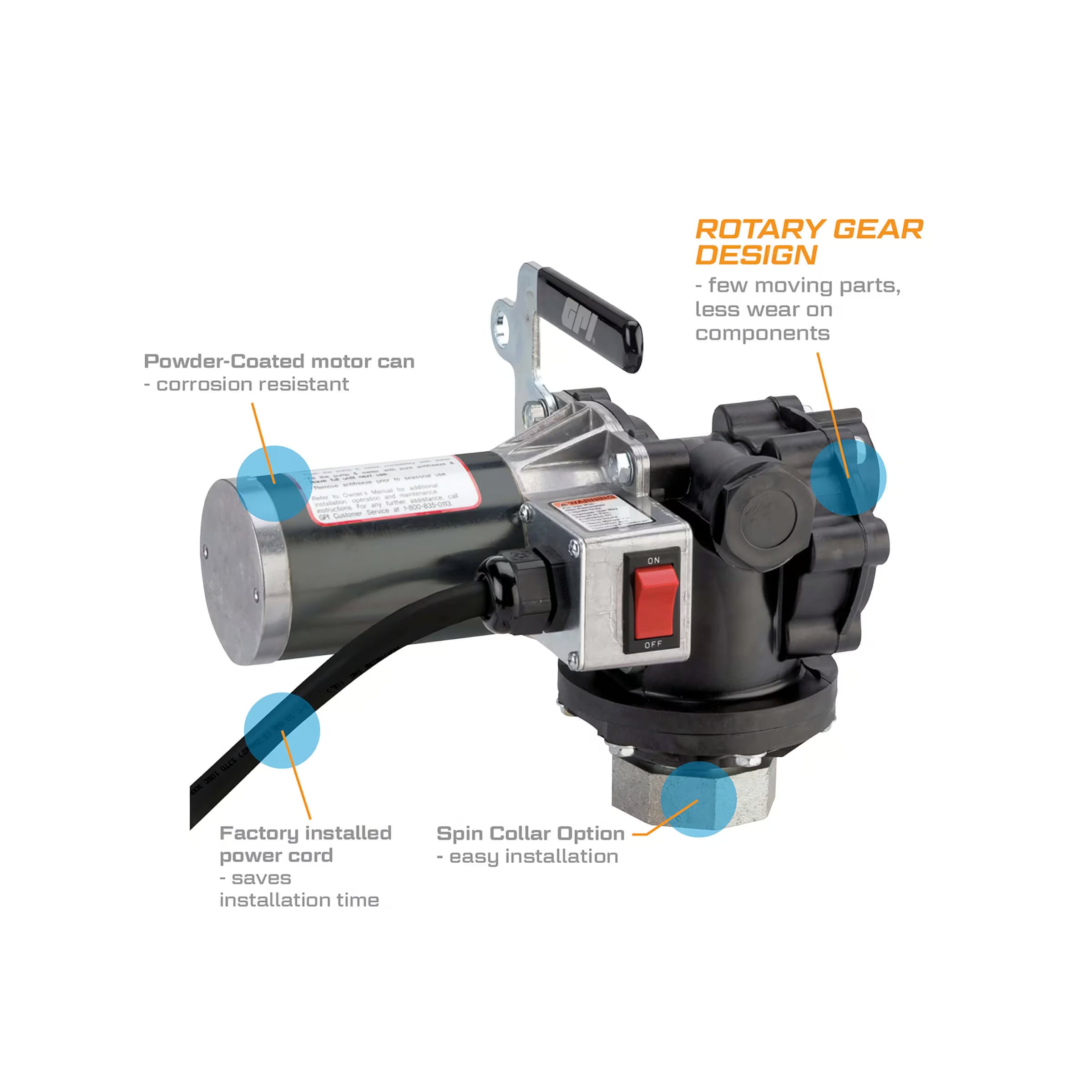 12 GPM 12V Chemical Transfer Pump