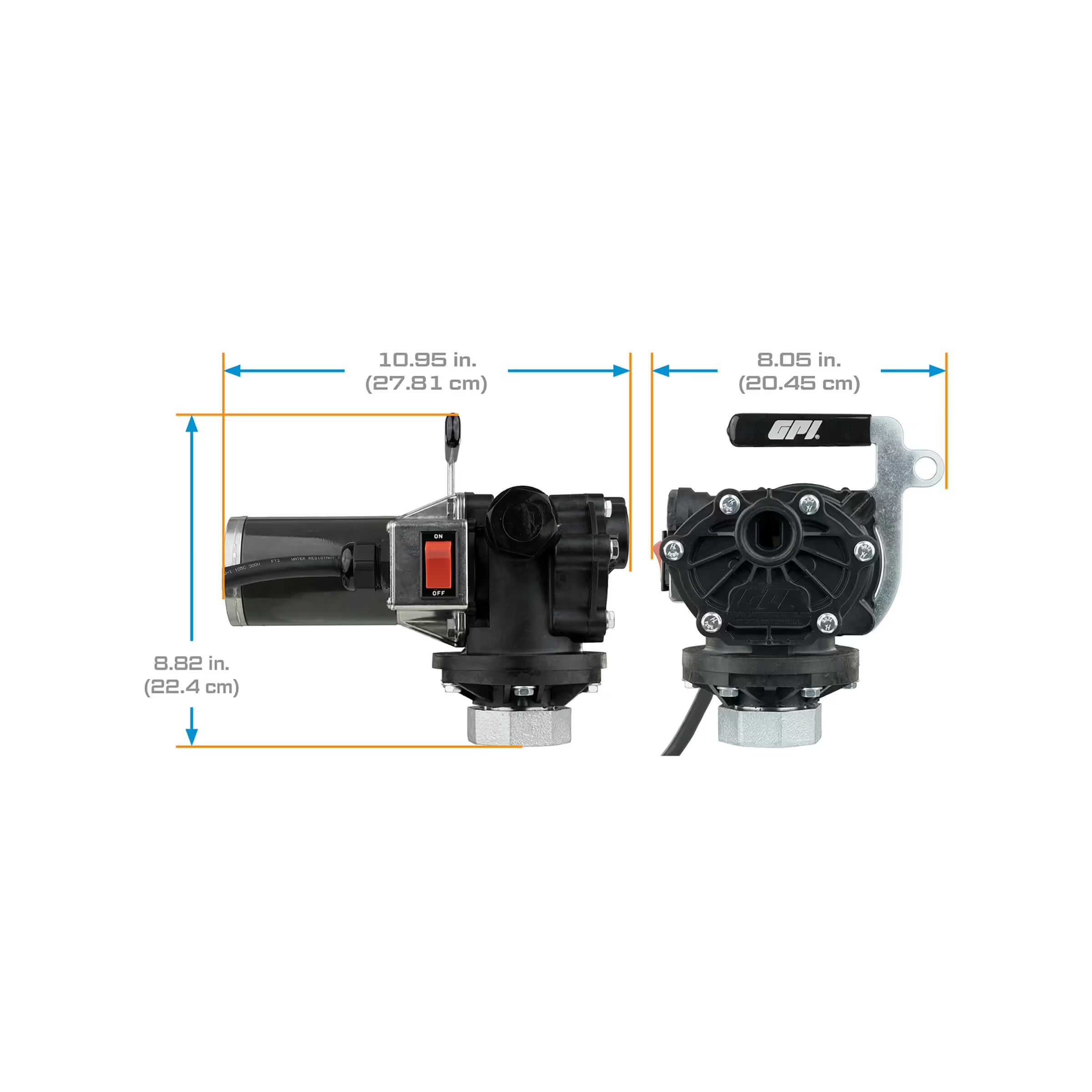 8 GPM 12V Oil Transfer Pump