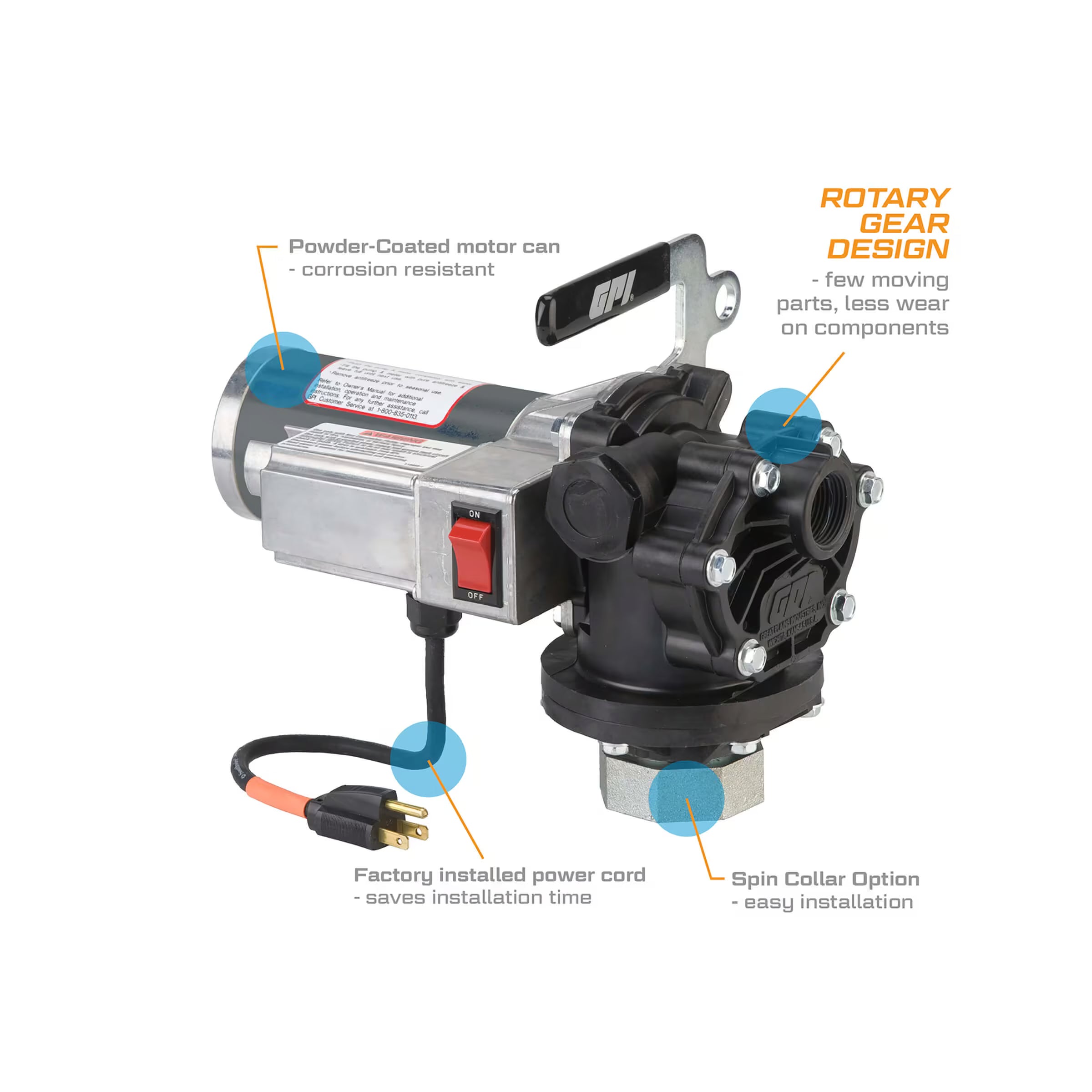 12 GPM 115V Chemical Transfer Pump