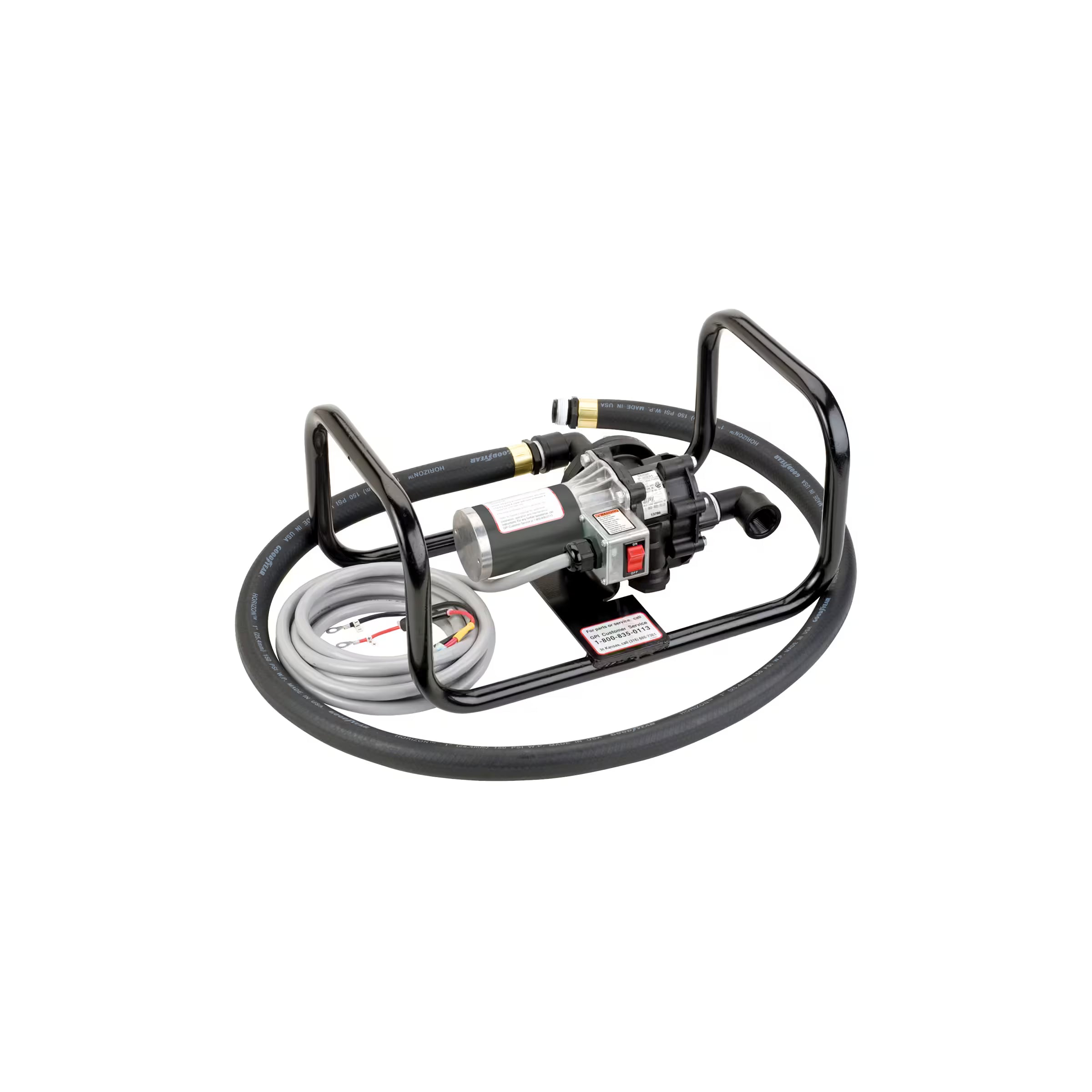 8 GPM 12V Chemical Transfer Pump with Tote