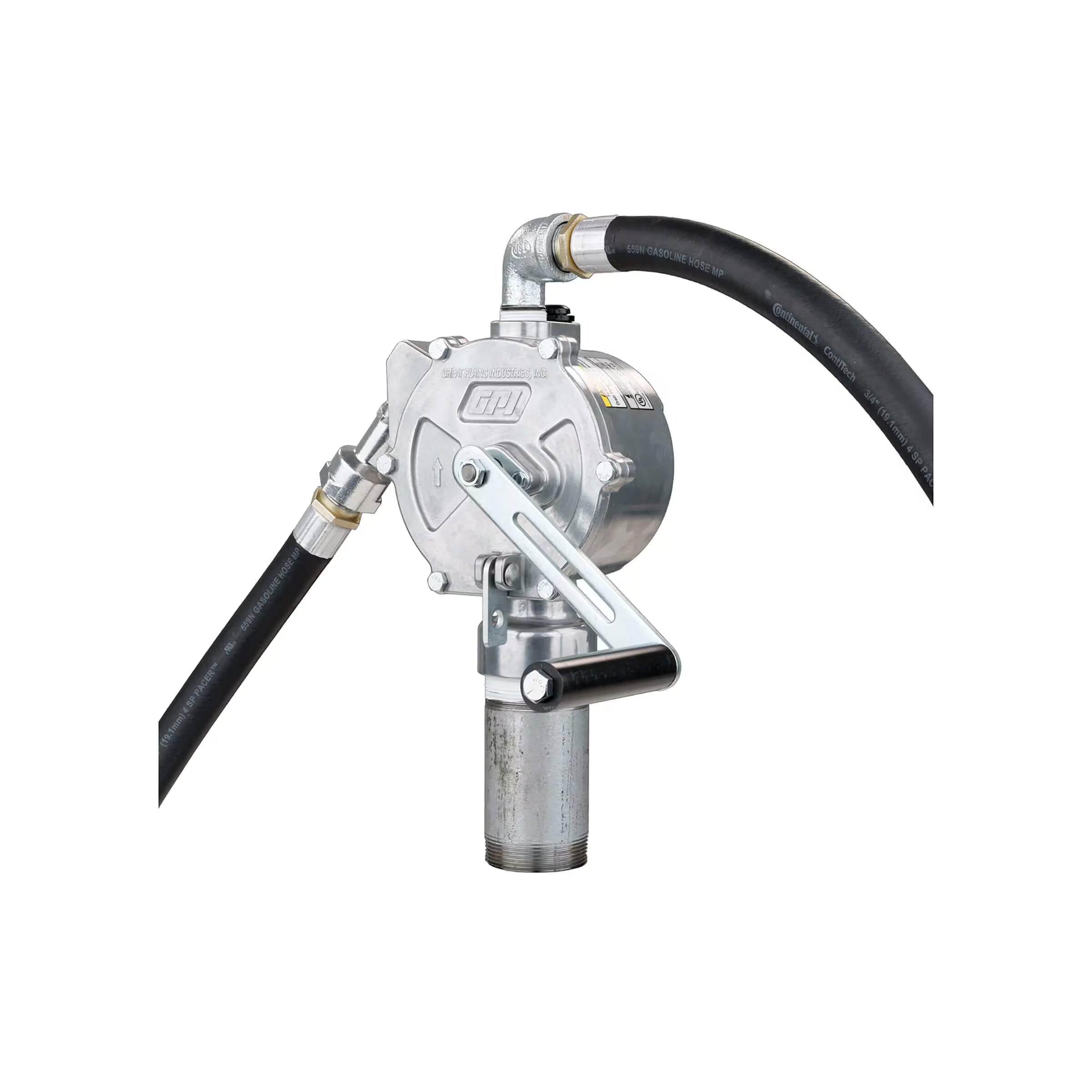10 Gallons per 100 Revolutions Rotary Fluid Transfer Hand Pump