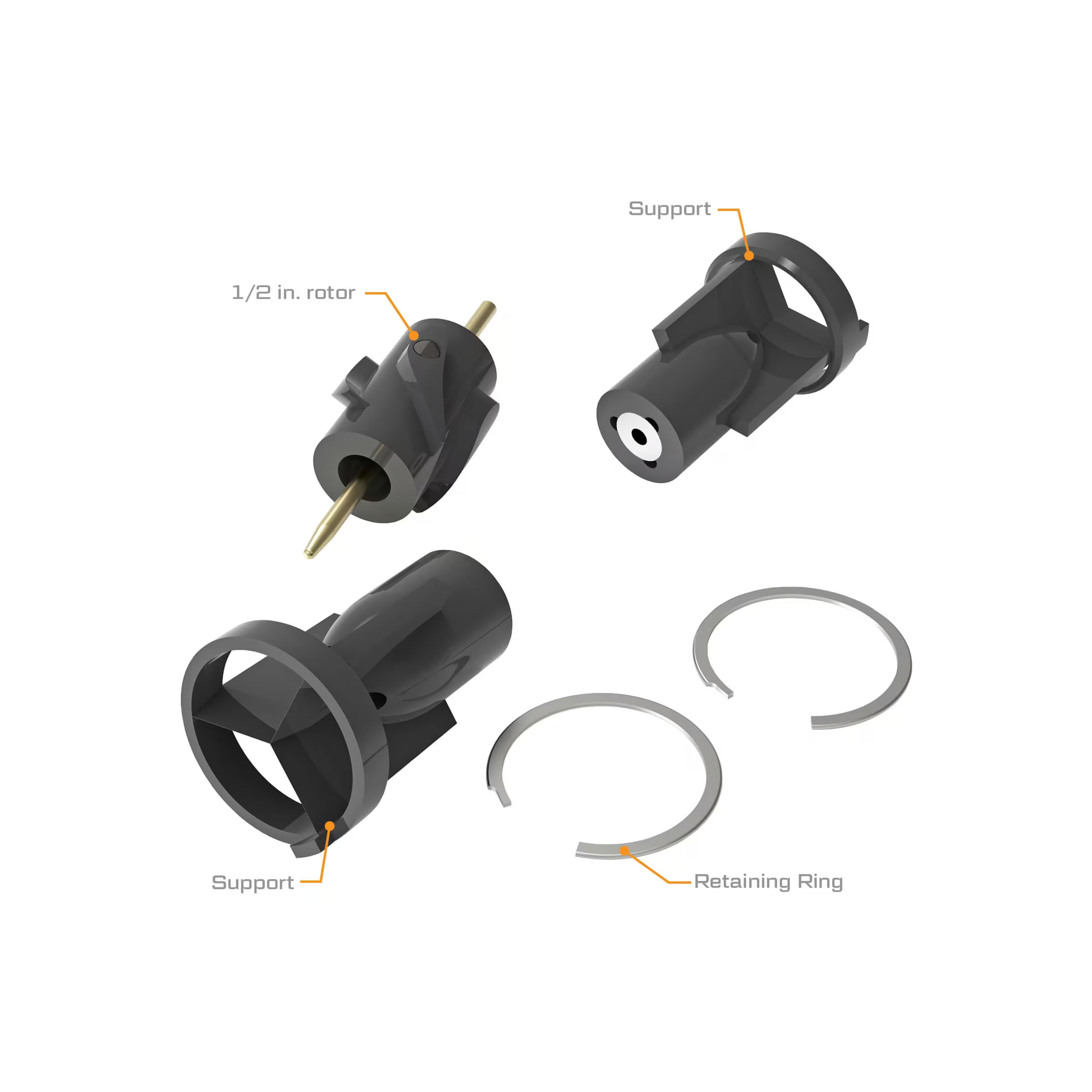Rotor Kit for 1/2-inch G2 Metal Meter Series