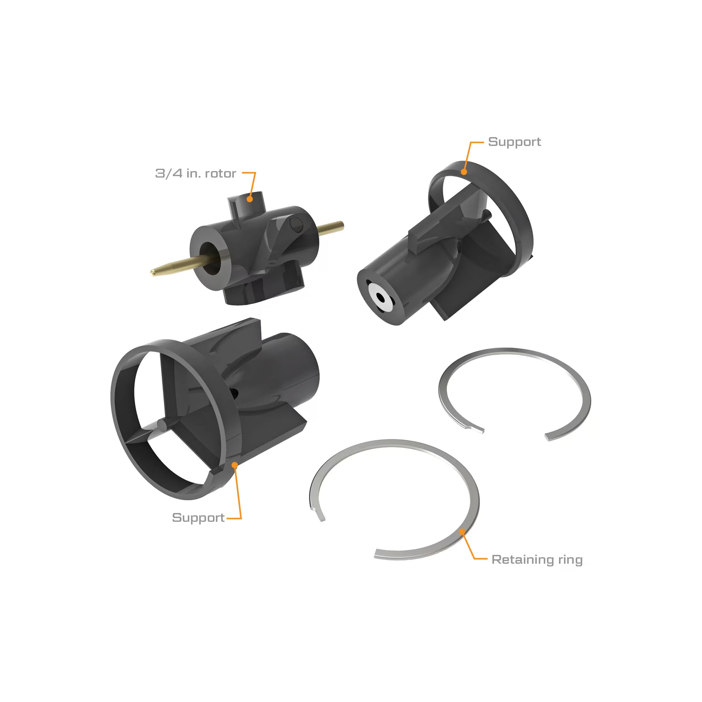 Rotor Kit for 3/4-inch G2 Metal Meter Series