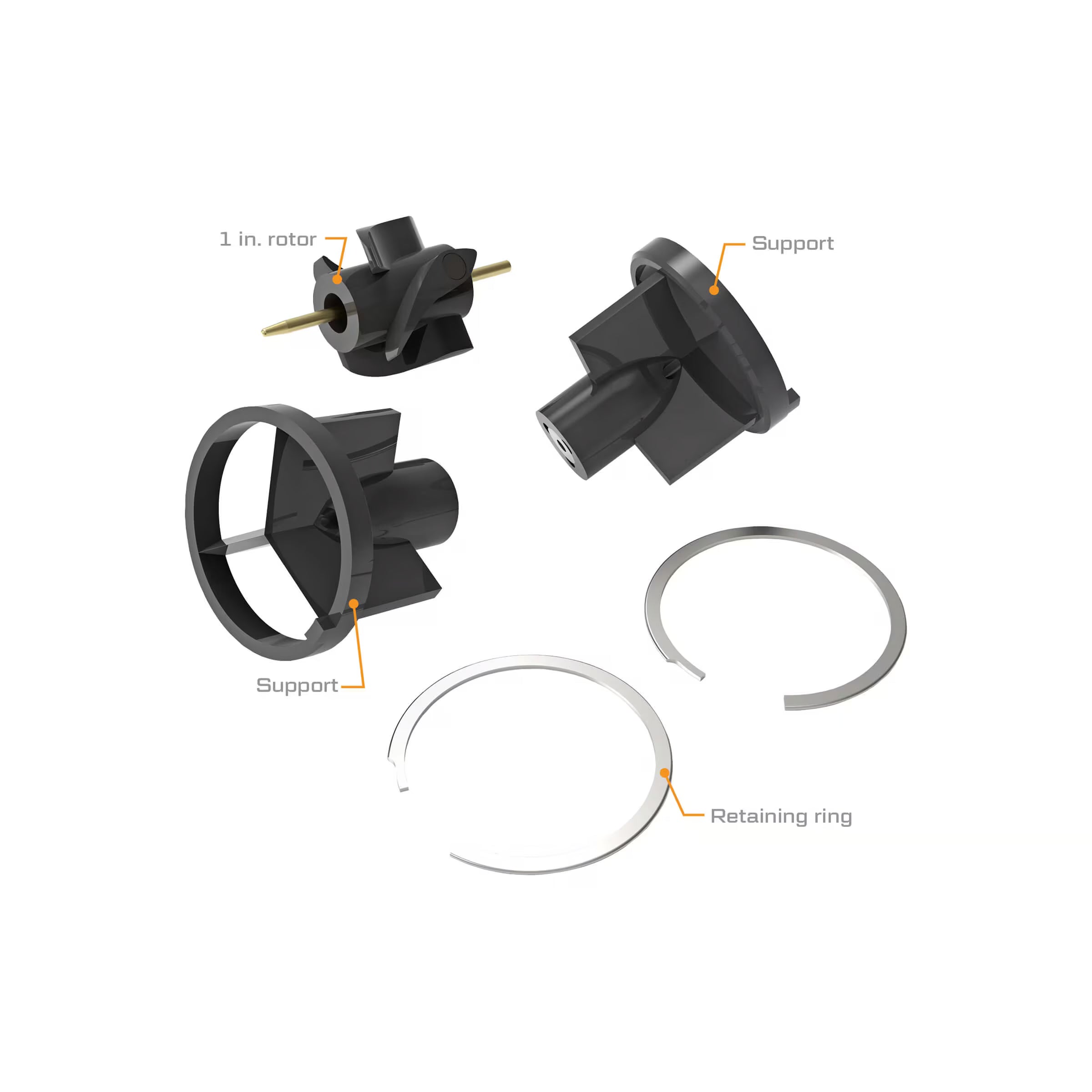 Rotor Kit for 1-inch G2 Metal Meter Series