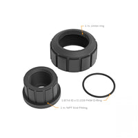 Replacement Seal and Fittings for 1-inch G2 PVDF Meter