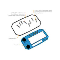 Q9 Display Decal, Seal, and Hardware Kit for A1 and 03A Series Flow Meters