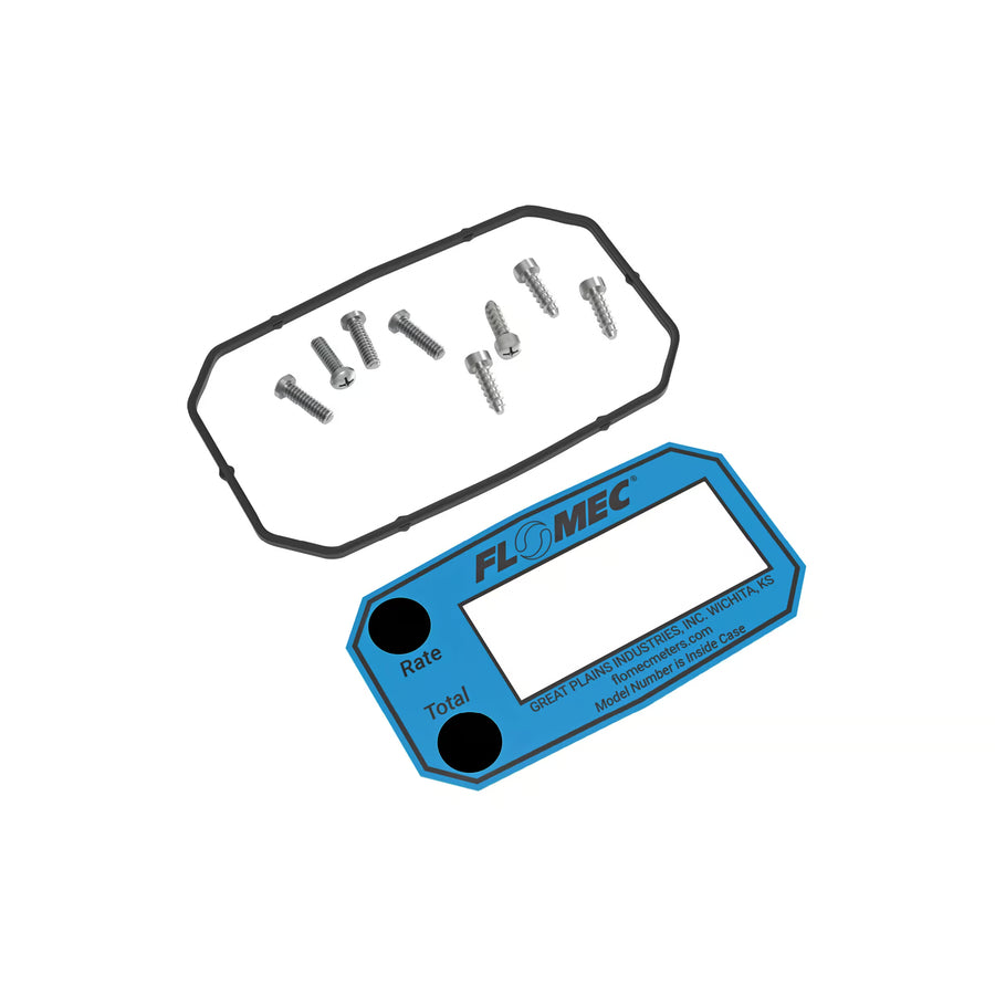 Q9 Display Decal, Seal, and Hardware Kit for G2 Series Flow Meters