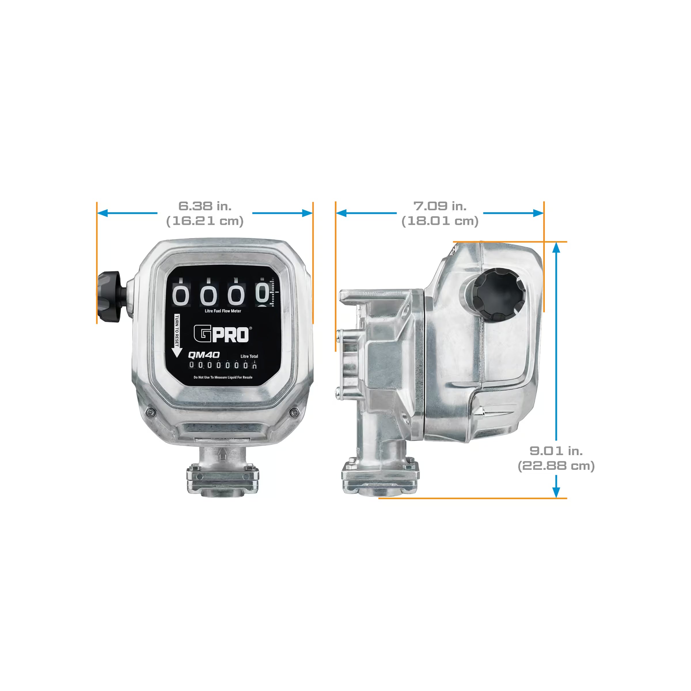 8-150 L/min 1/2% Mechanical Fuel Meter