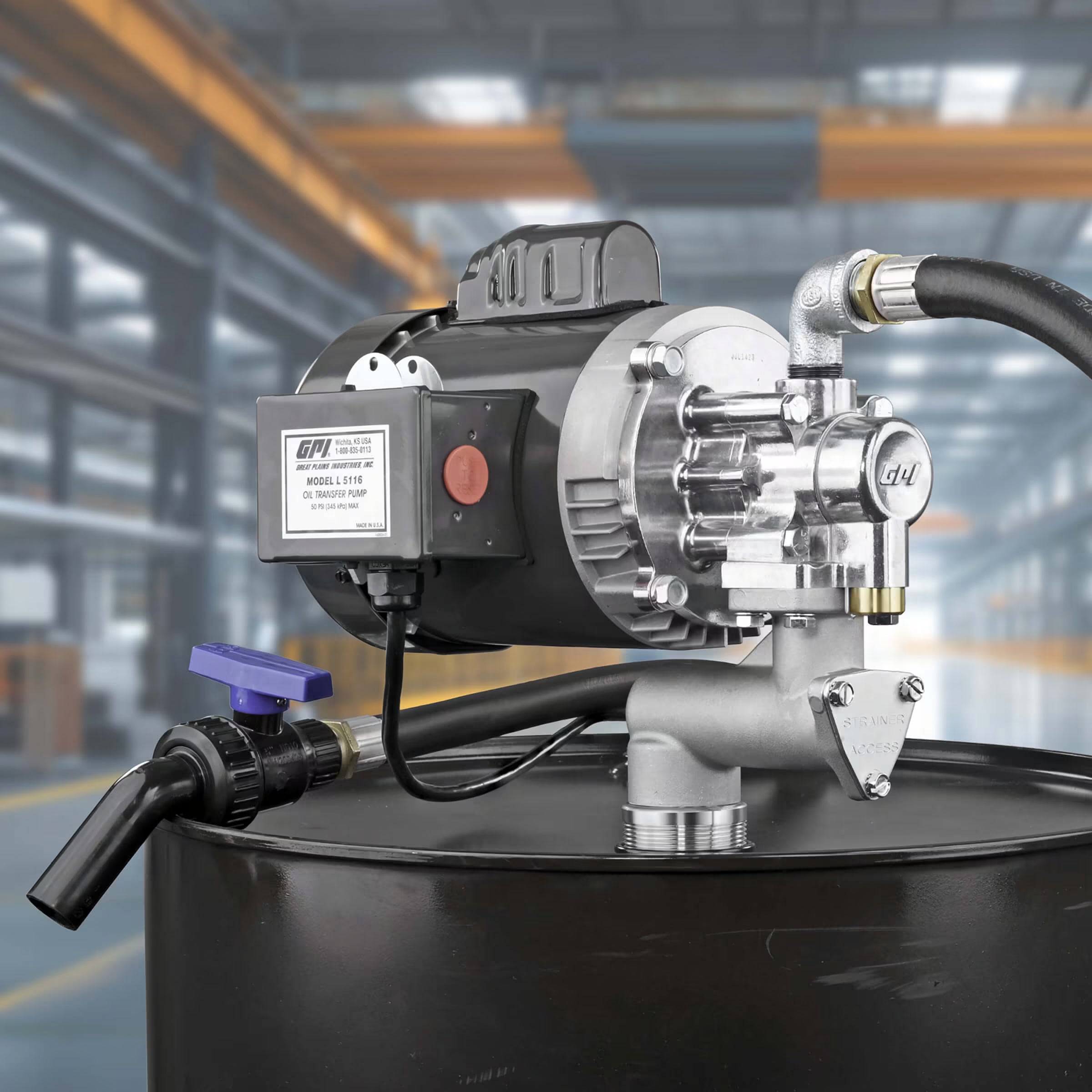 4 GPM 115/230V Oil Transfer Pump
