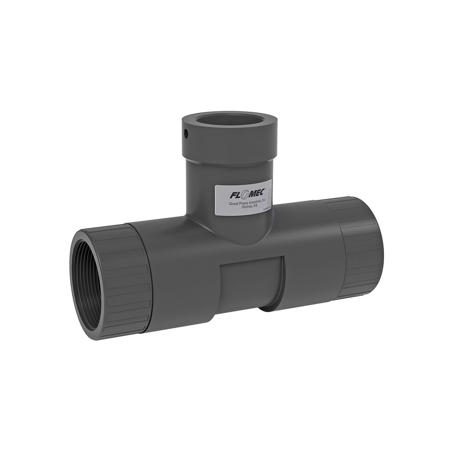 AQUAsonic 2" BSPT Threaded PVC Tee