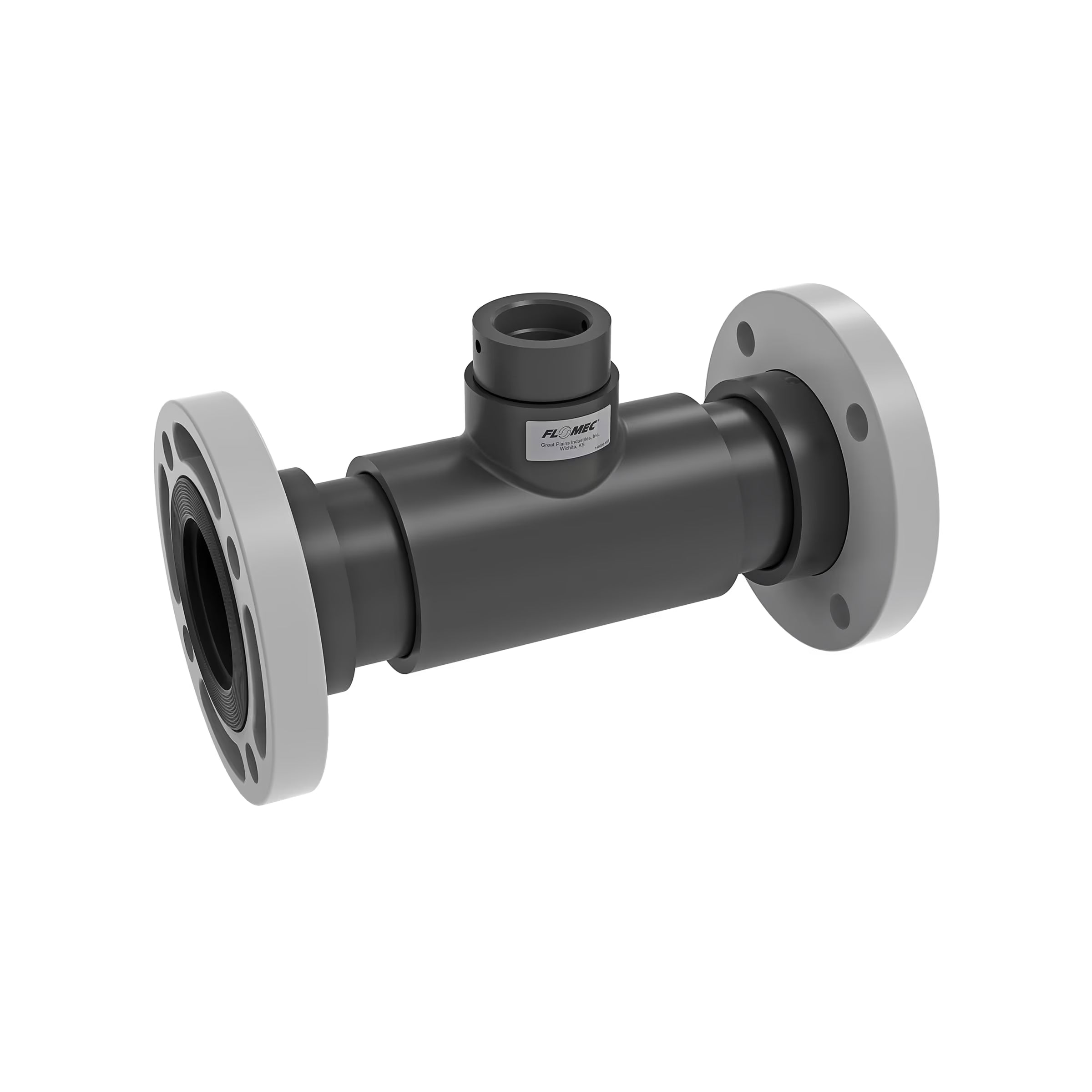 AQUAsonic 3" #150 ANSI Flange PVC Tee