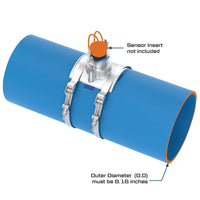 QS200 & AQUAsonic 8" Saddle for Tube Pipe