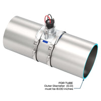 8" Ultrasonic Flow Sensor with Saddle for Tube