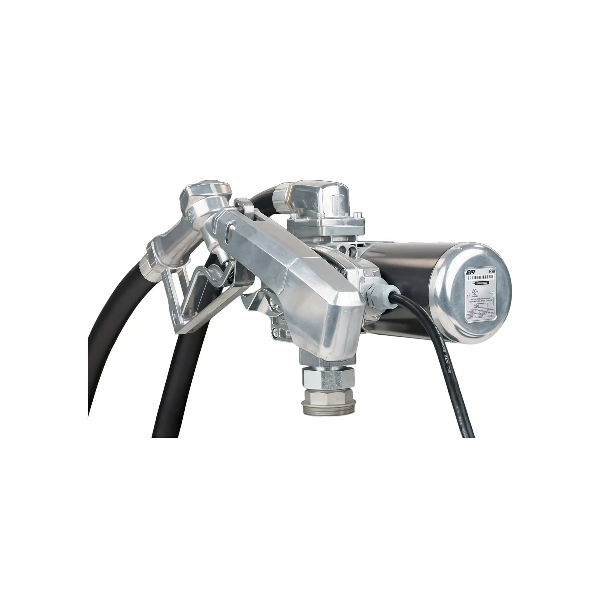20 GPM 12V DC Fuel Transfer Pump with Manual Diesel Nozzle
