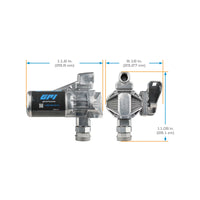 20 GPM 12V DC Fuel Transfer Pump with Auto Diesel Nozzle