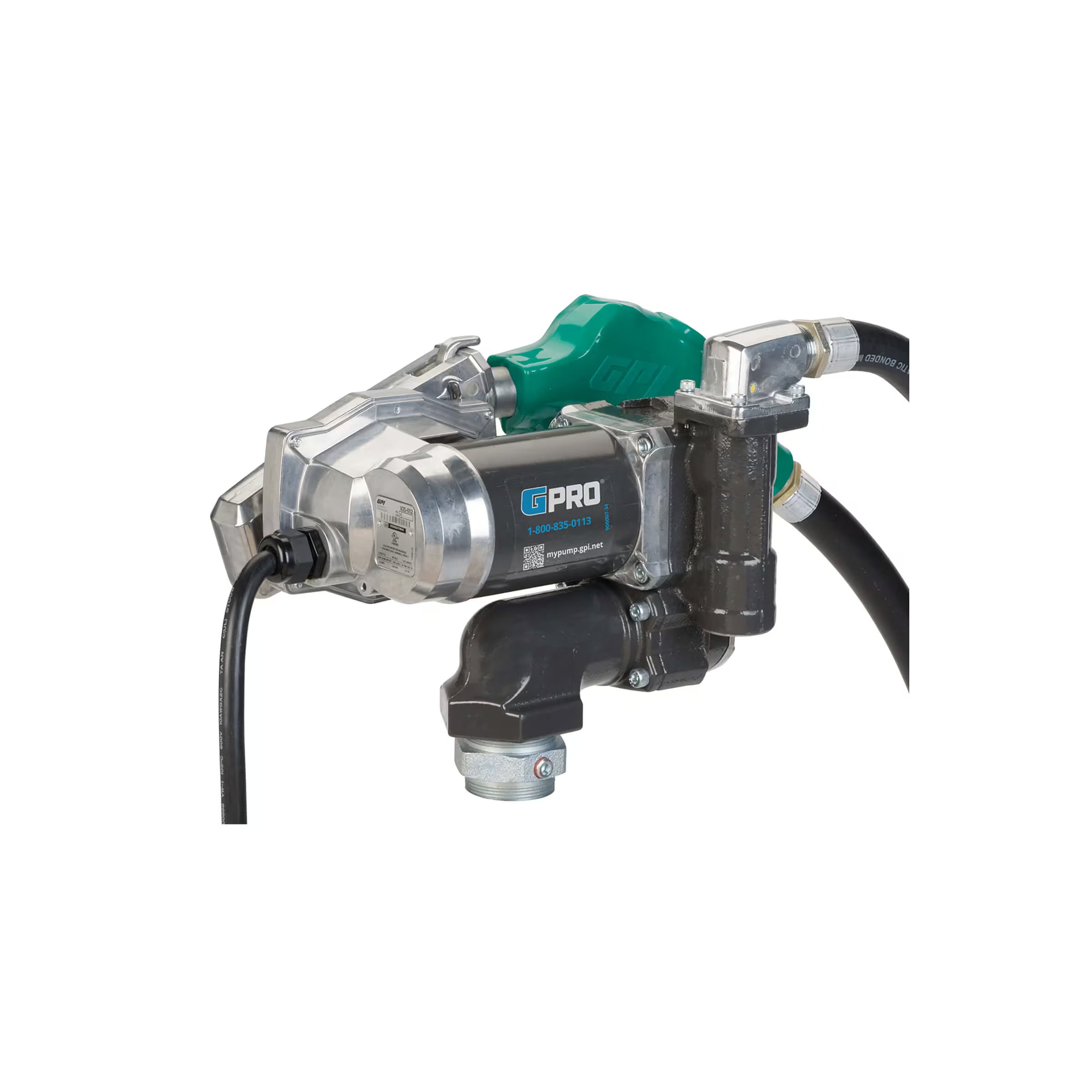 25 GPM 12V DC Fuel Transfer Pump with Auto Diesel Nozzle
