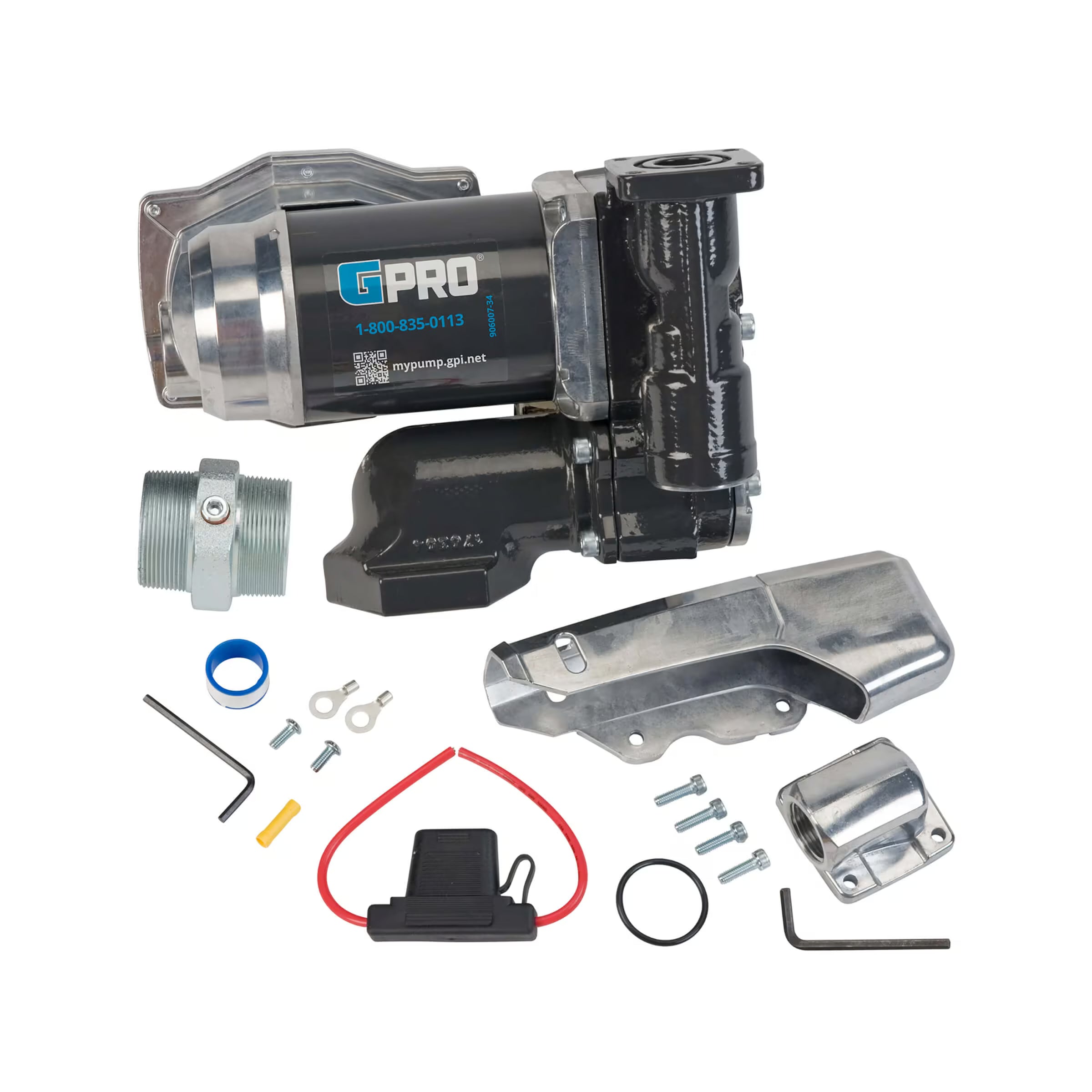 25 GPM 12V DC Fuel Transfer Pump for -40° F to 125° F