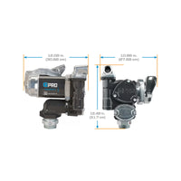 25 GPM 12V DC Fuel Transfer Pump for -40° F to 125° F
