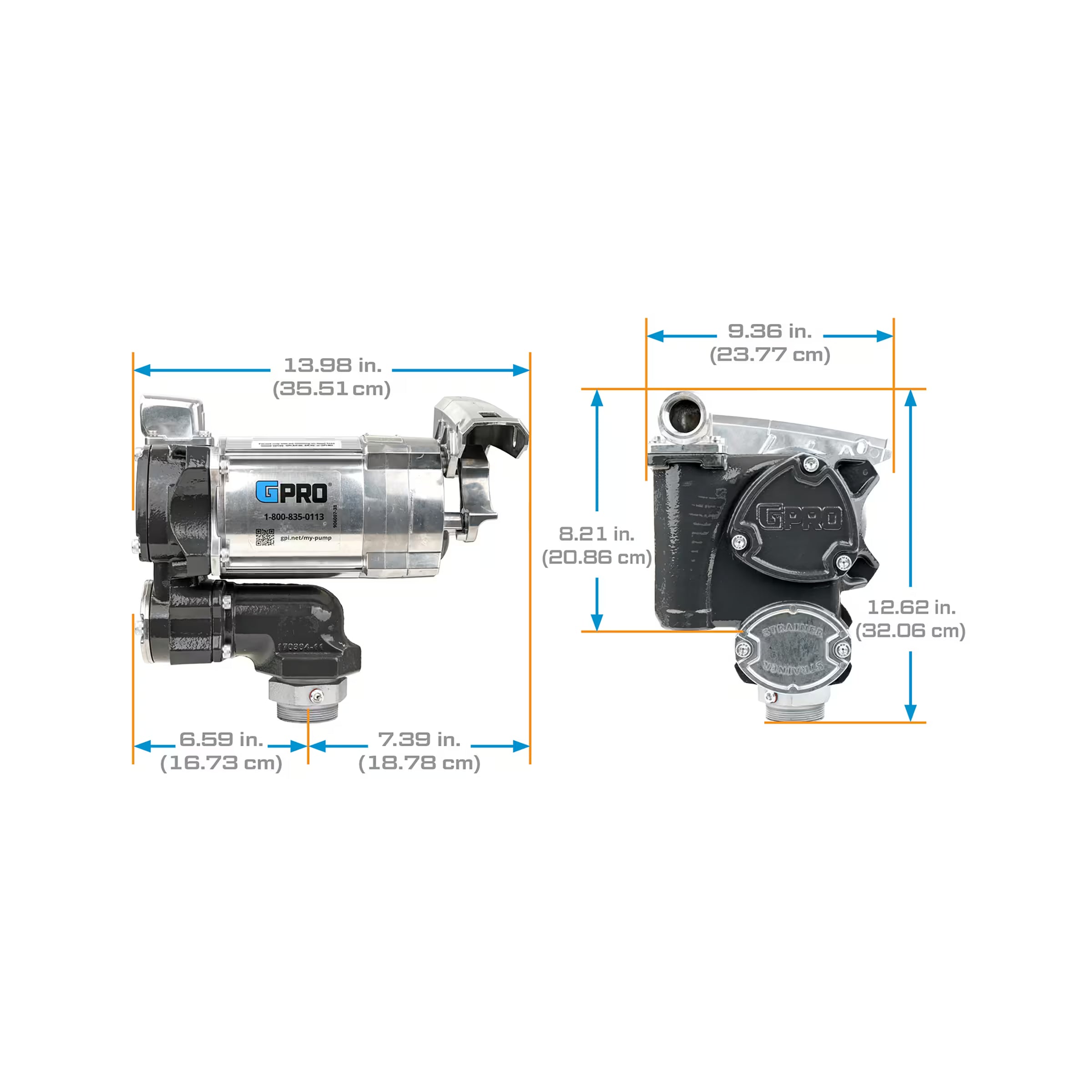20 GPM 115V AC Fuel Transfer Pump with 1-inch Outlet