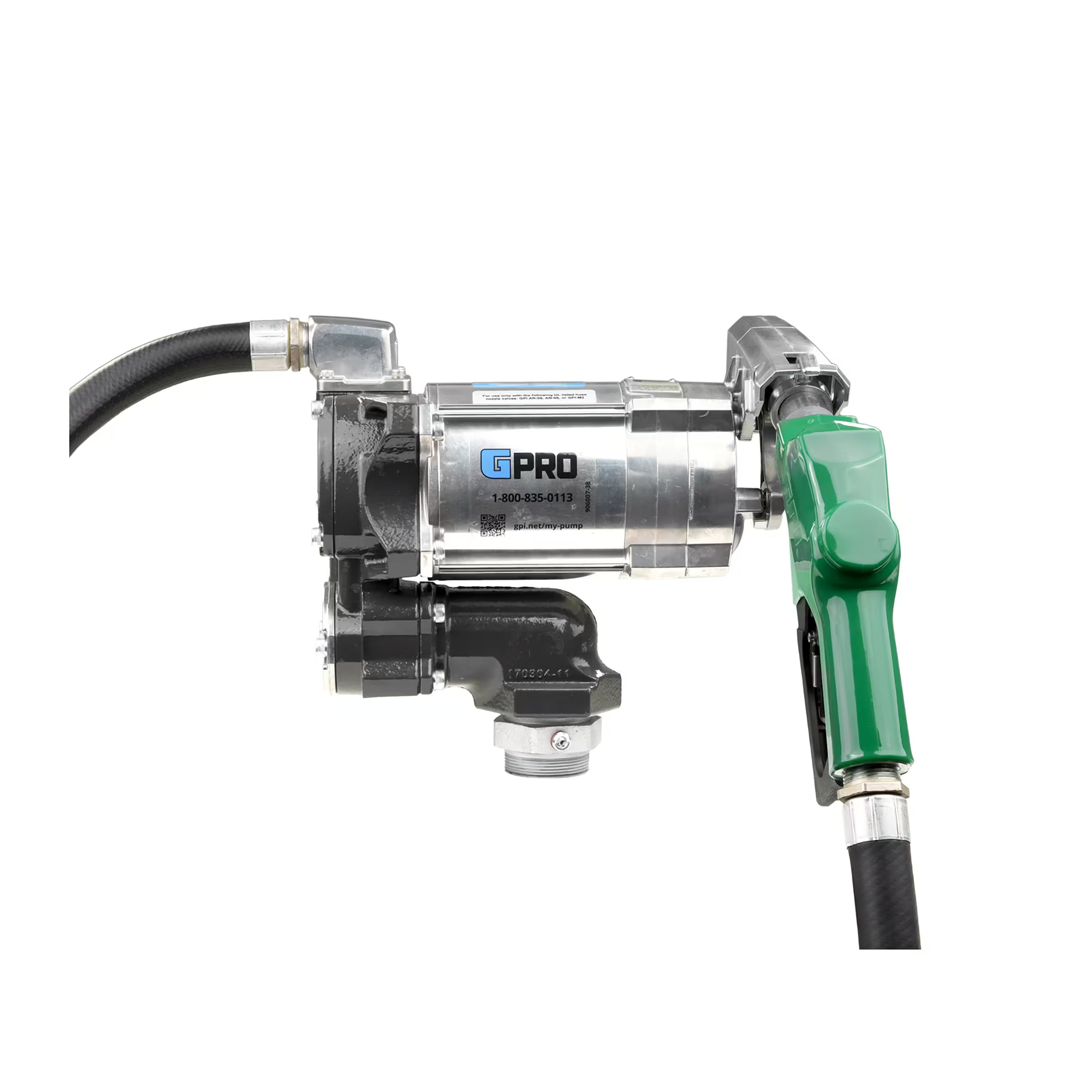 20 GPM 115V AC Fuel Transfer Pump with Auto Diesel Nozzle