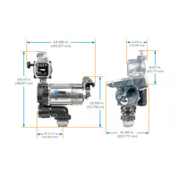 20 GPM 115V AC Fuel Transfer Pump with 19-114 L/min Meter, 1-inch Outlet