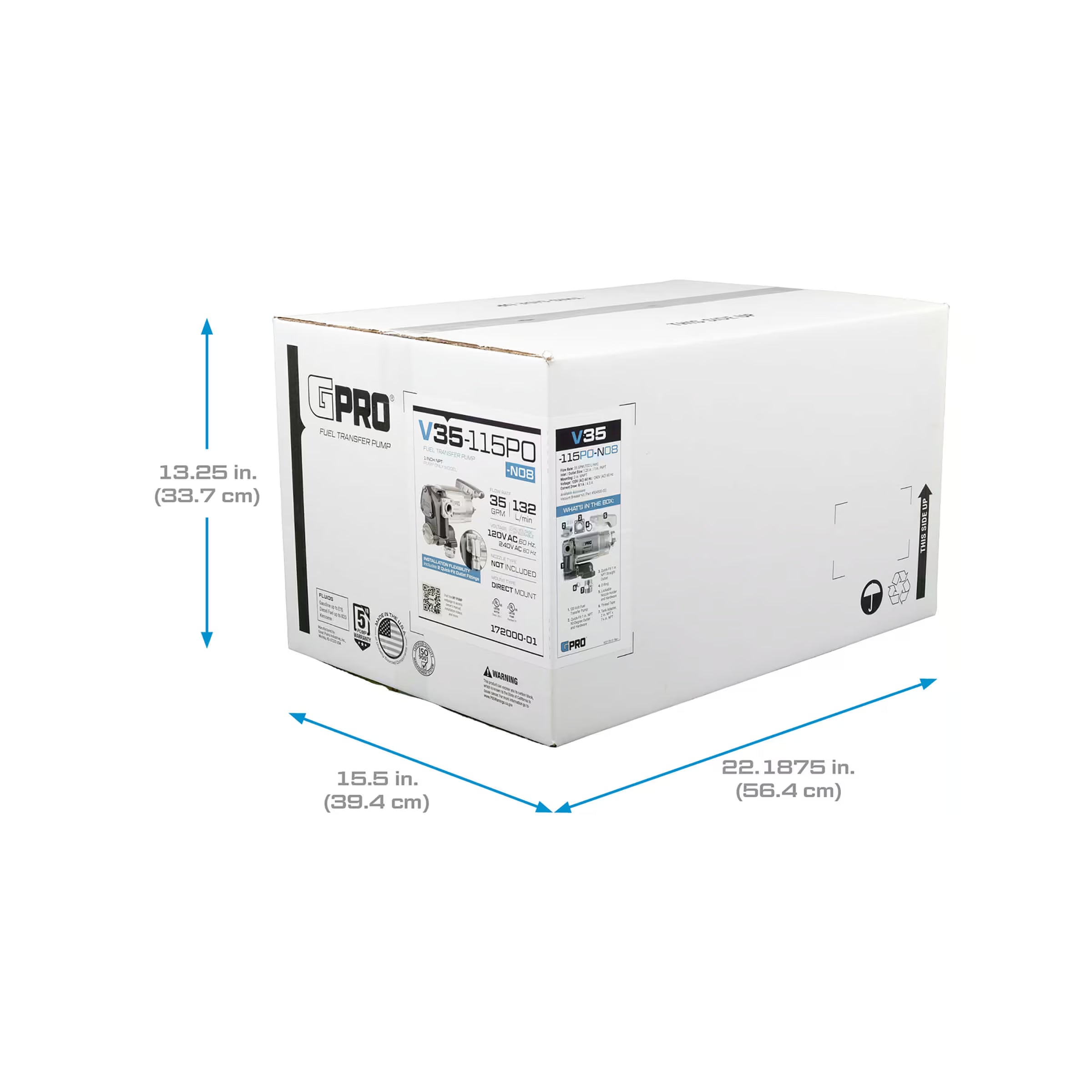 35 GPM 120V AC Fuel Transfer Pump