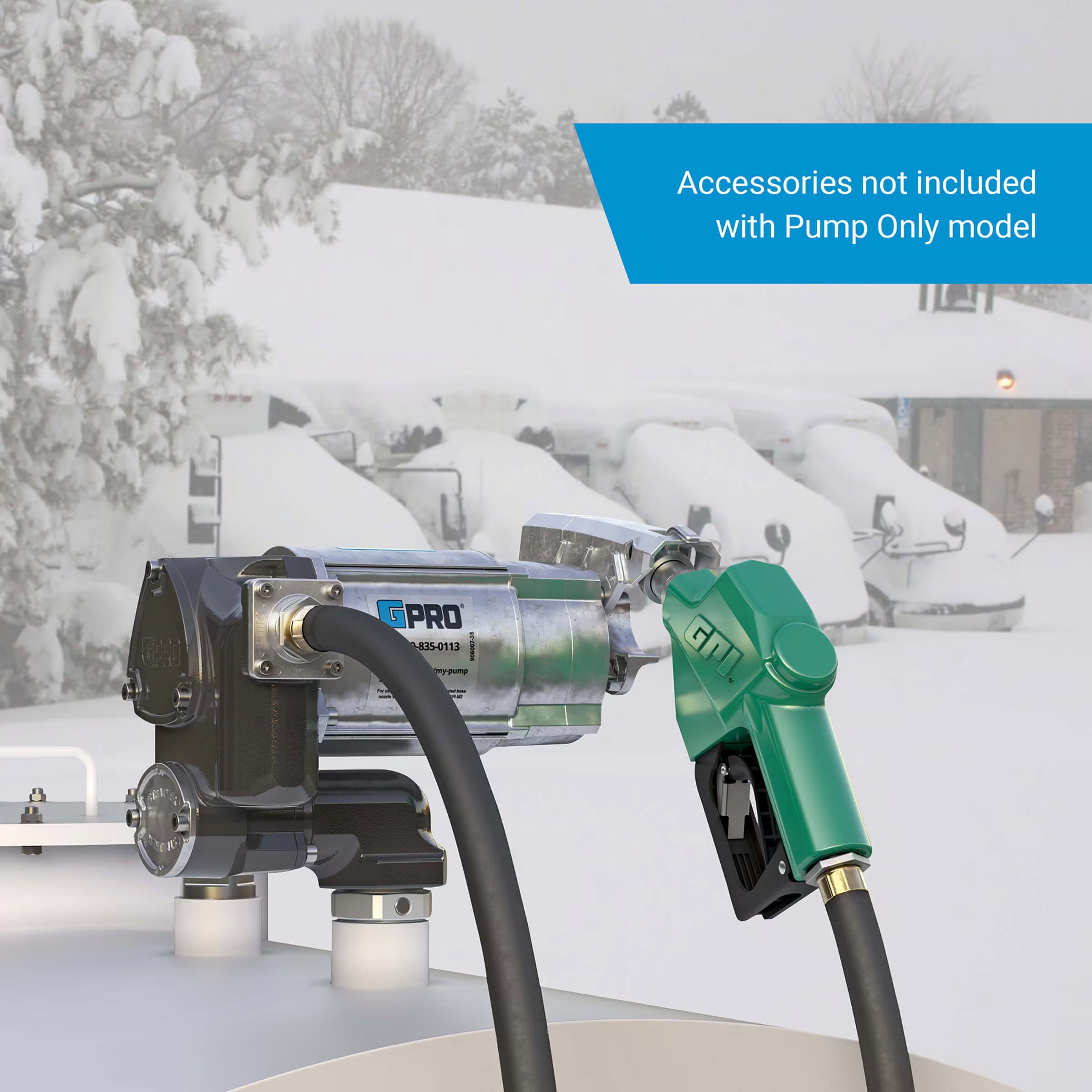 35 GPM 120V AC Fuel Transfer Pump for -40° F to 125° F