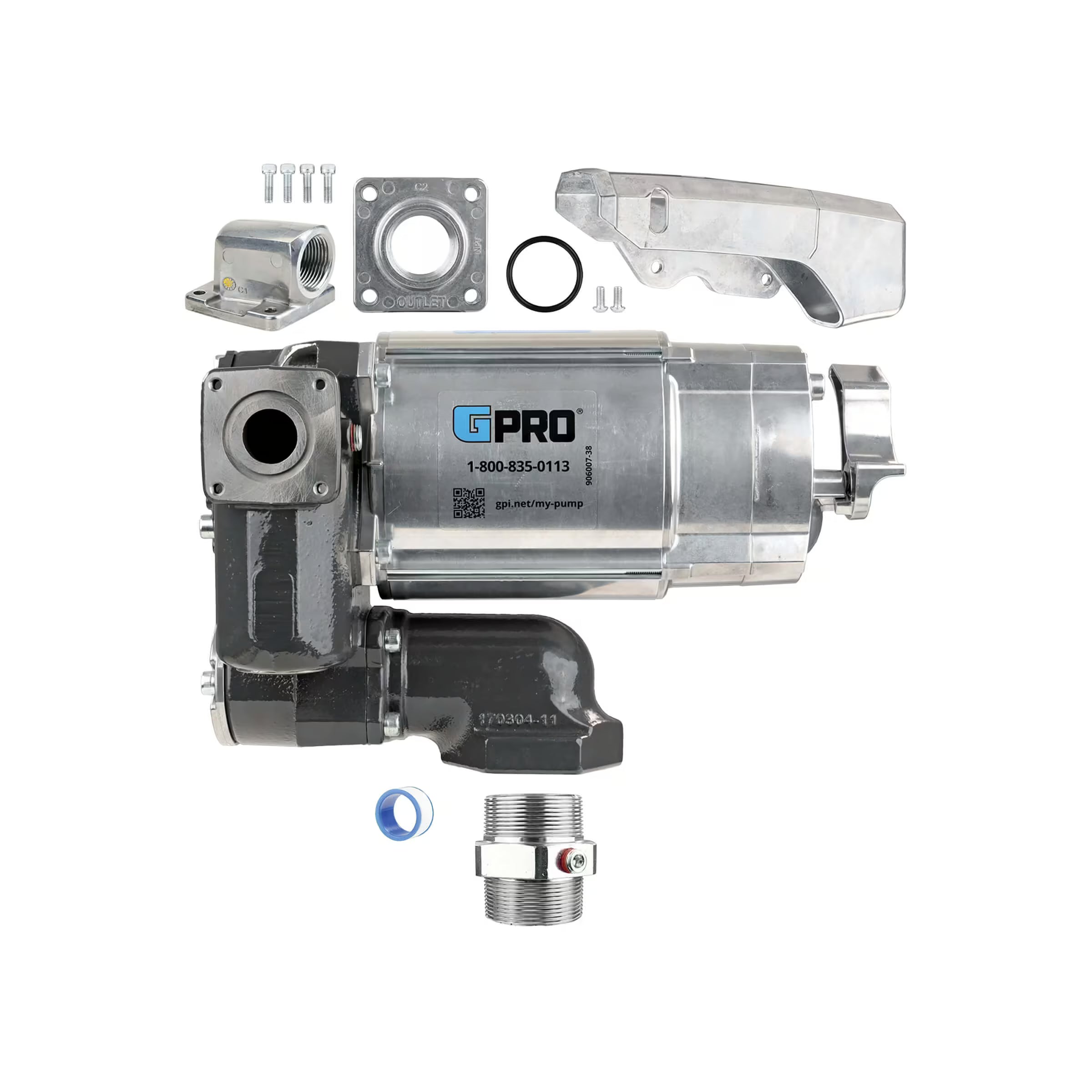 35 GPM 120V AC Fuel Transfer Pump for -40° F to 125° F