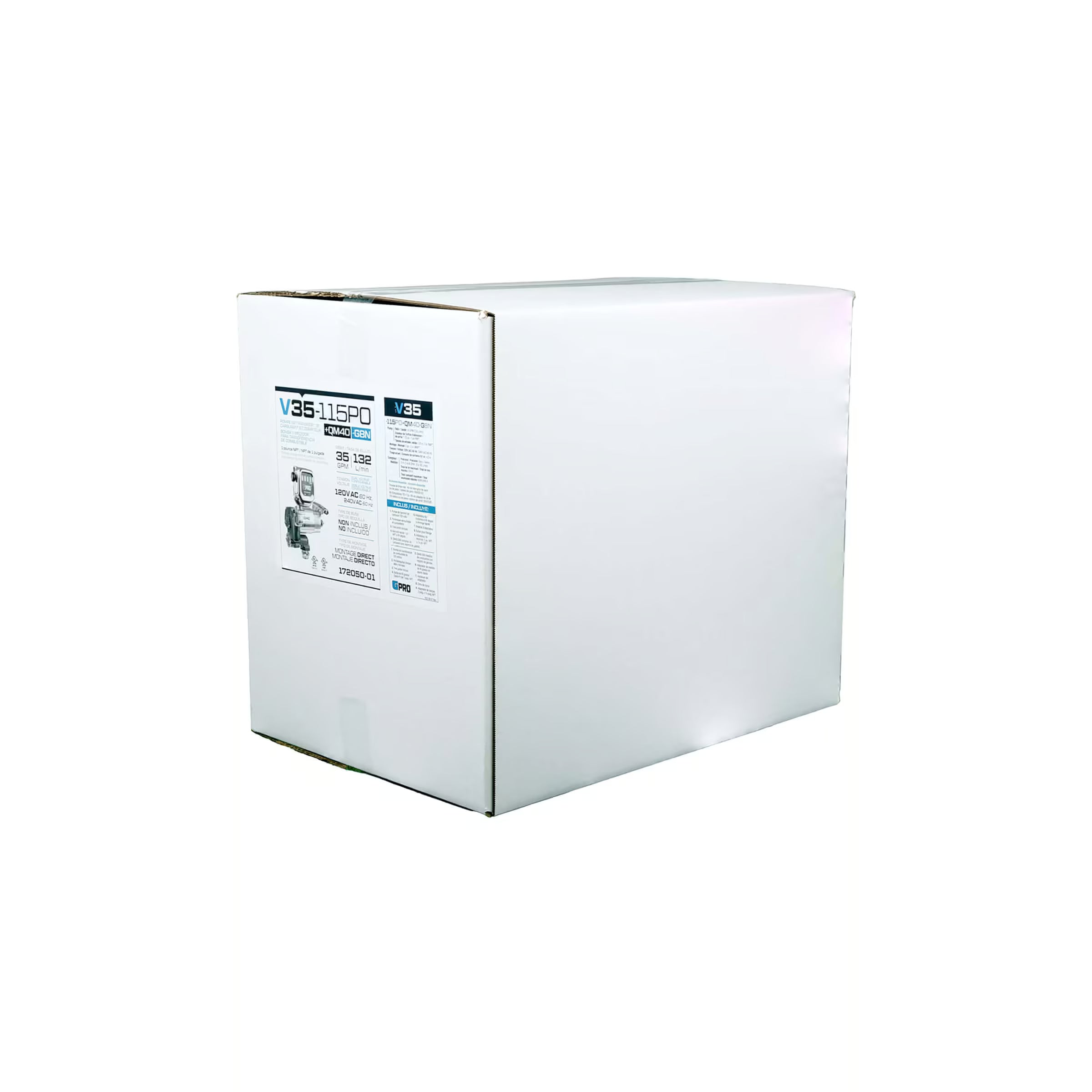 35 GPM 120V AC Fuel Transfer Pump with 2-40 GPM Meter