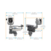 35 GPM 120V AC Fuel Transfer Pump with 8-150 L/min Meter