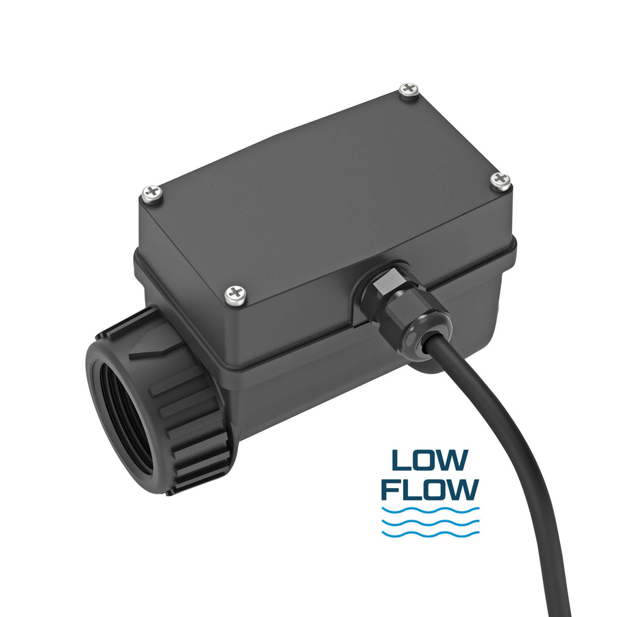 1" Turbine Nylon NPT A1 Blind Transmitter, Low Flow
