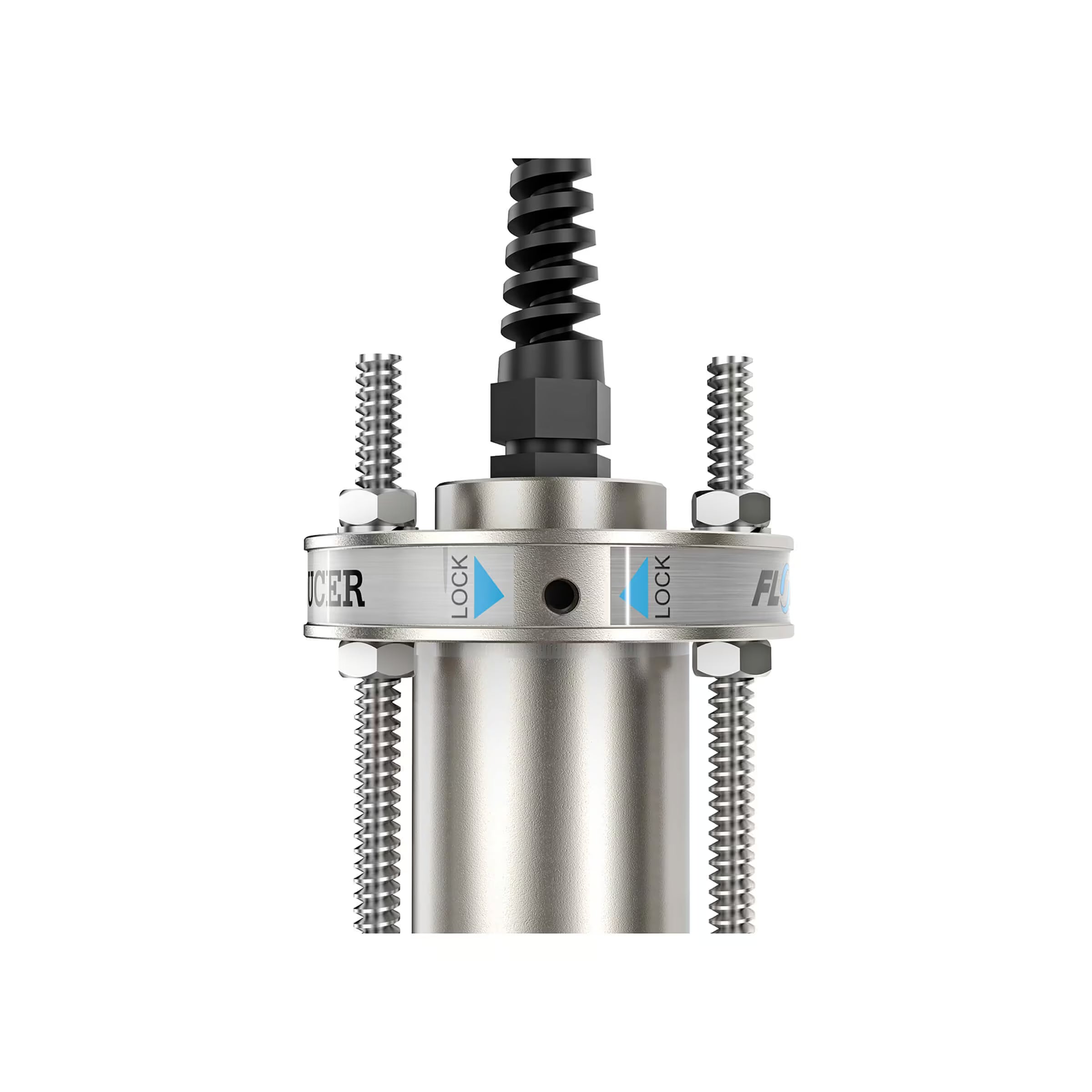 1.5" to 35.4" Paddlewheel Stainless Steel Blind Transmitter