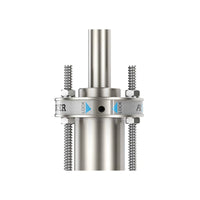 1.5" to 35.4" Paddlewheel Stainless Steel Flow Meter, Transmitter with Built-In Digital Display