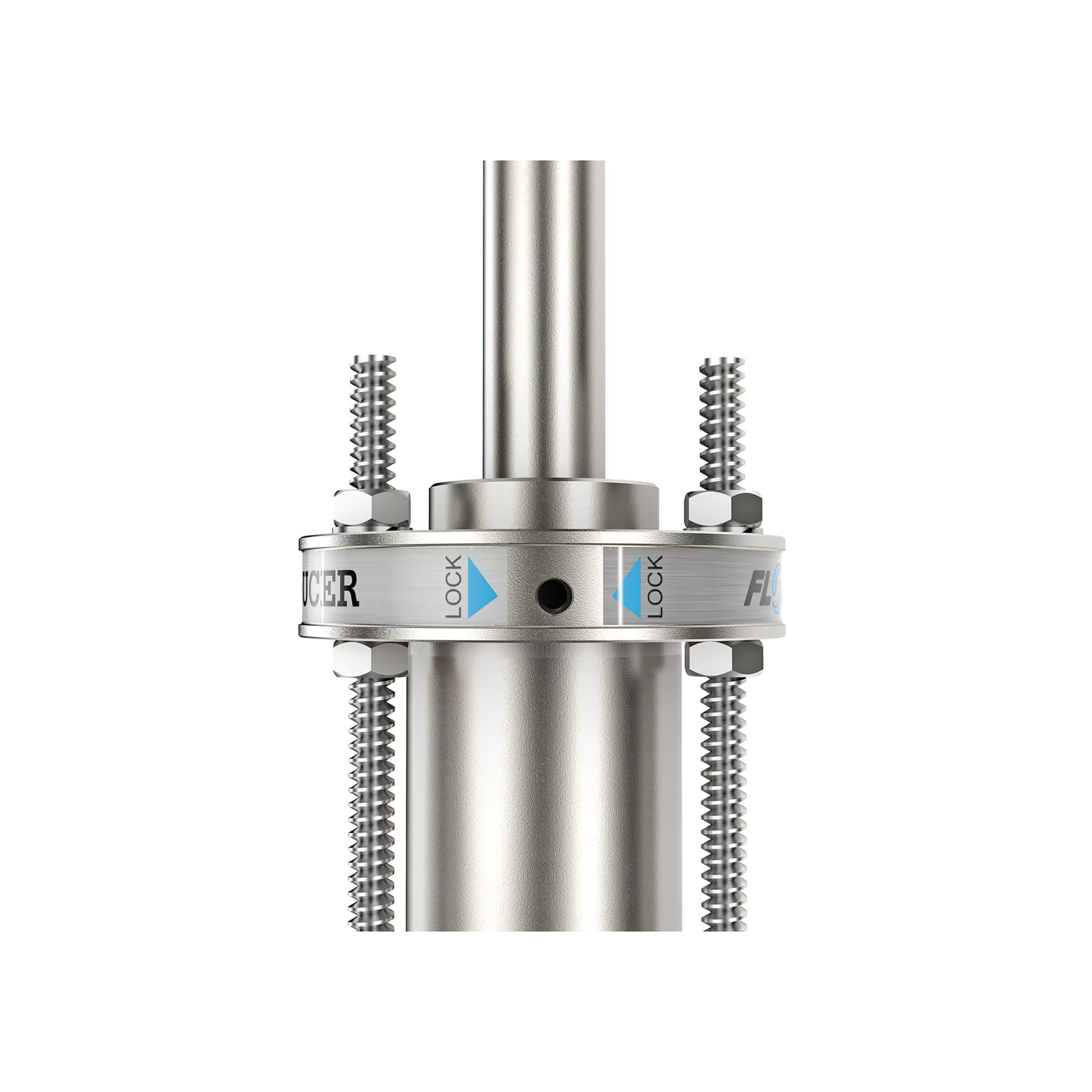 1.5" to 35.4" Paddlewheel Stainless Steel Flow Meter, Transmitter with Built-In Digital Display