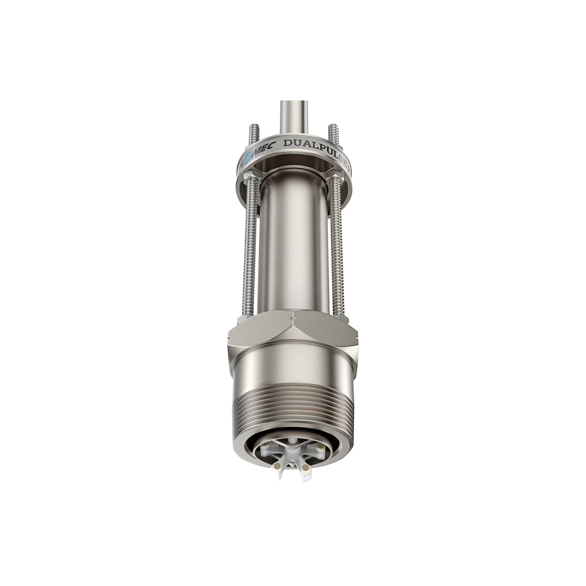 1.5" to 35.4" Paddlewheel Stainless Steel Flow Meter, Transmitter with Built-In Digital Display