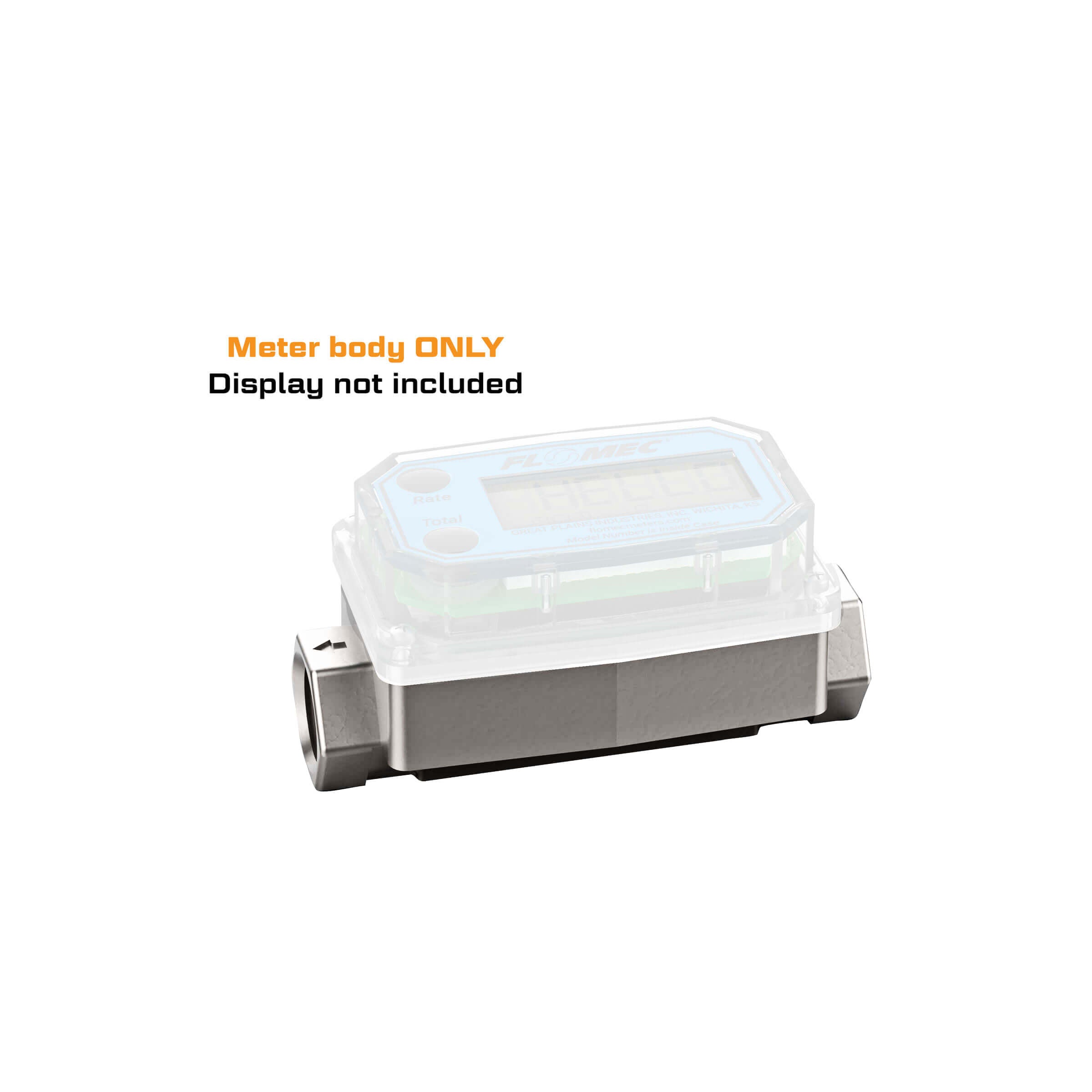 Replacement Body for 1/2-Inch NPT Aluminum G2 Flow Meter