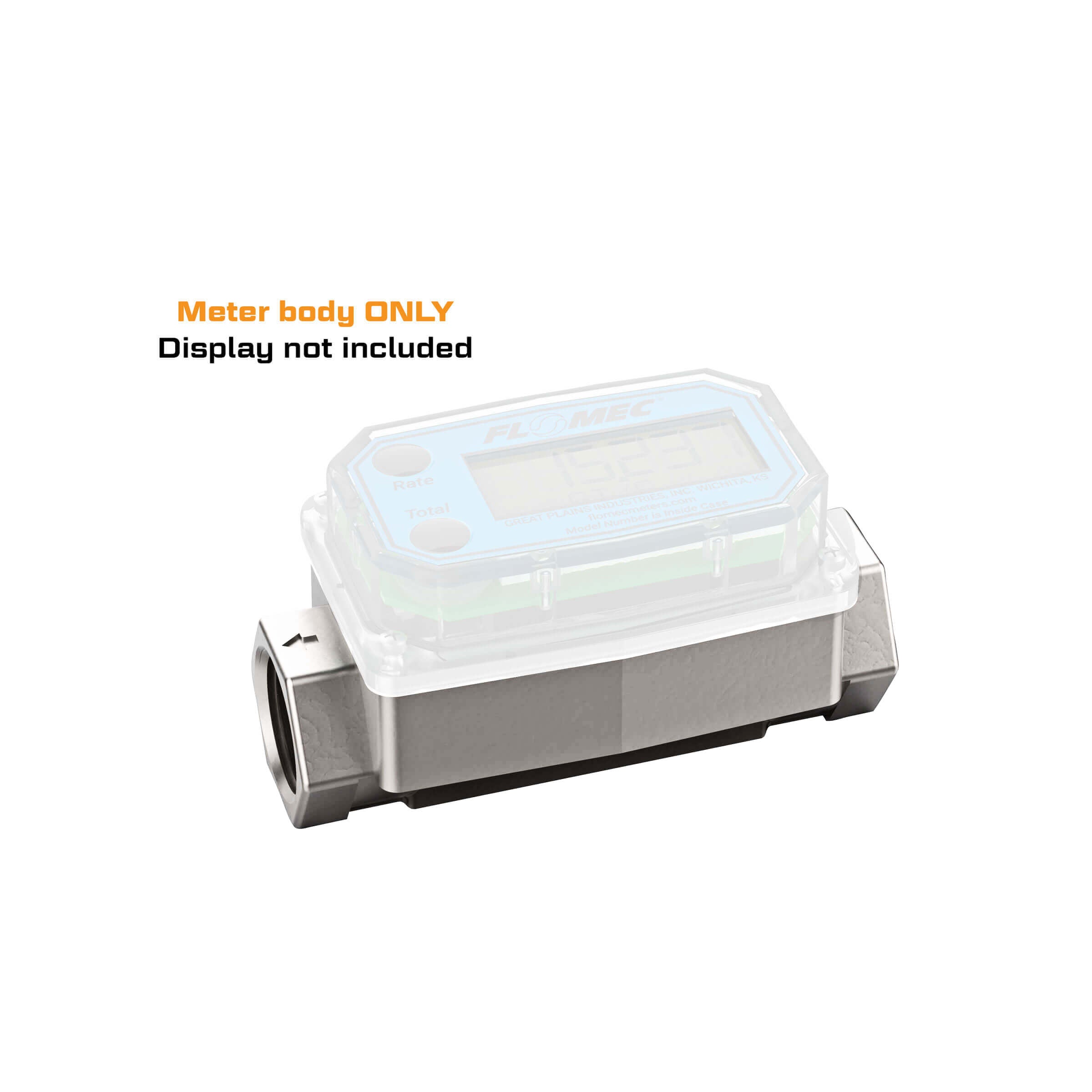 Replacement Body for 3/4-Inch NPT Aluminum G2 Flow Meter