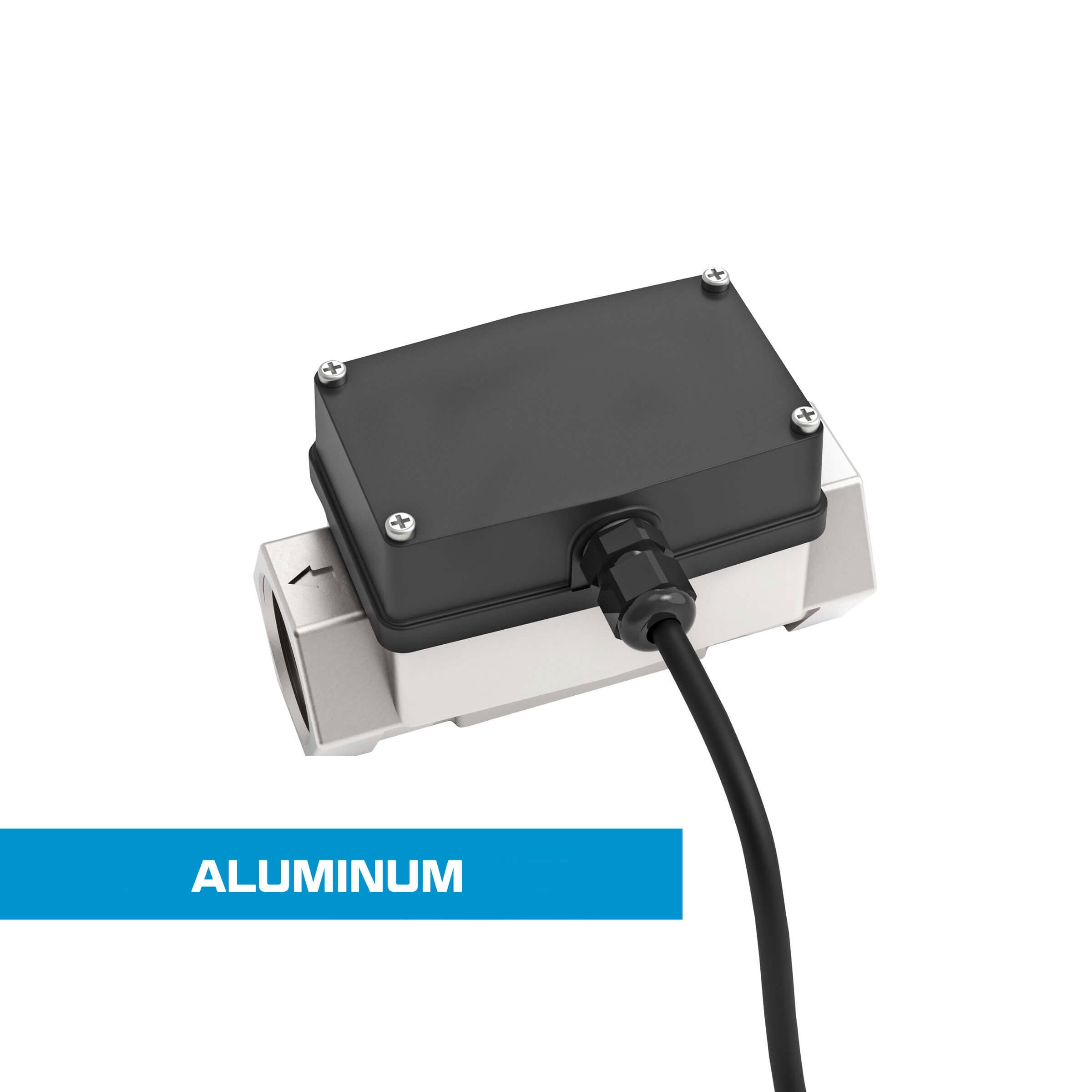 1" Turbine Aluminum NPT G2 Blind Transmitter