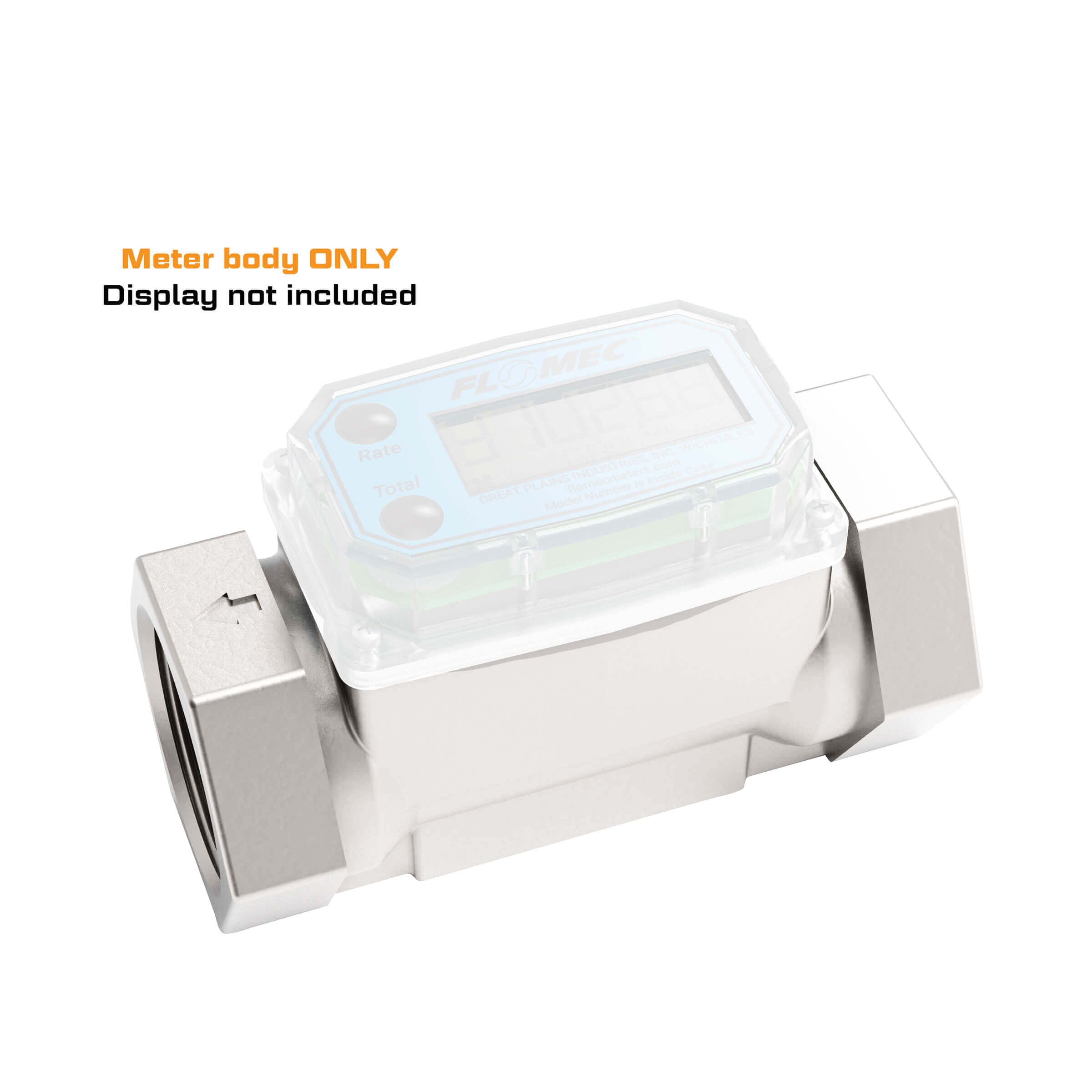 Replacement Body for 1-1/2-Inch NPT Aluminum G2 Flow Meter