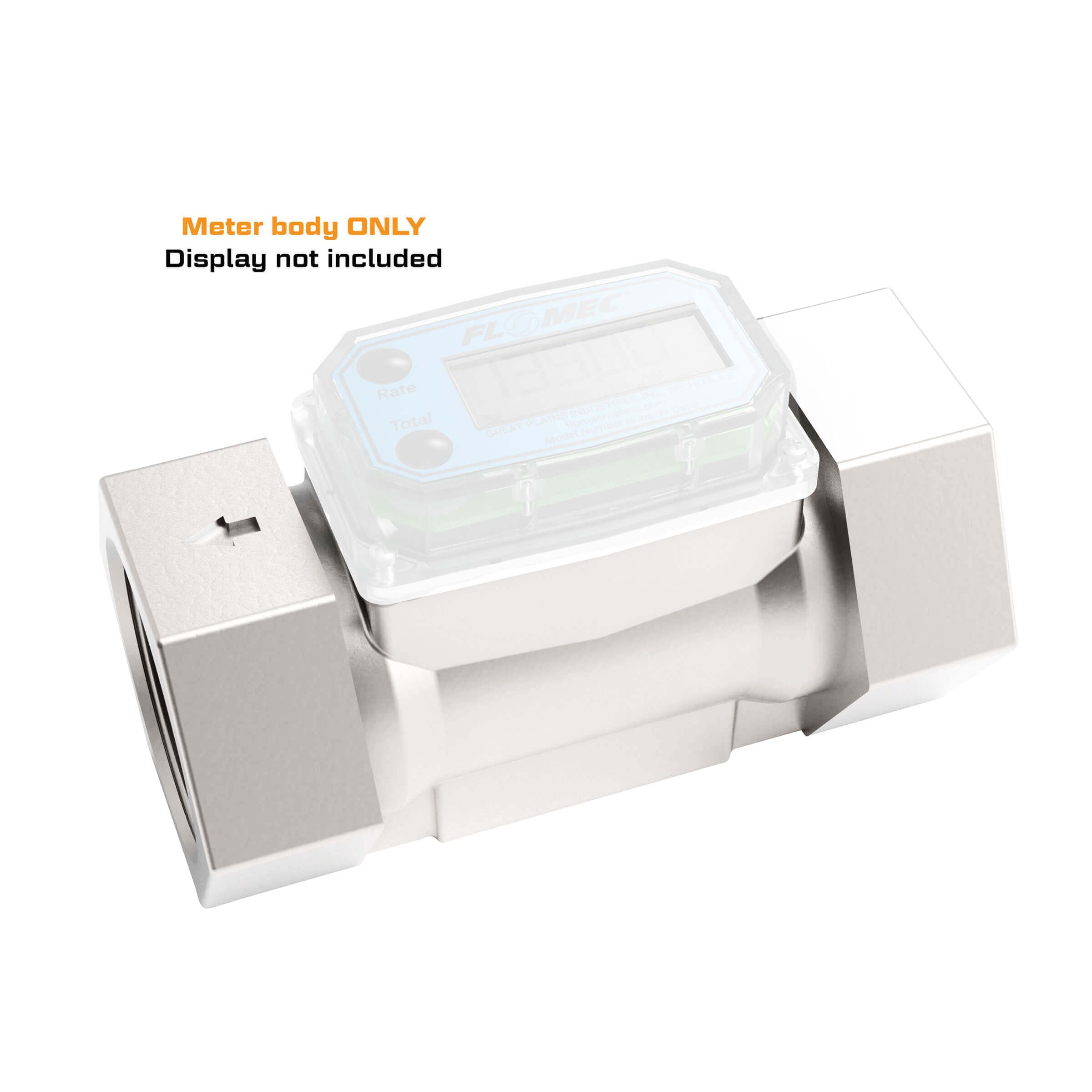 Replacement Body for 2-Inch NPT Aluminum G2 Flow Meter