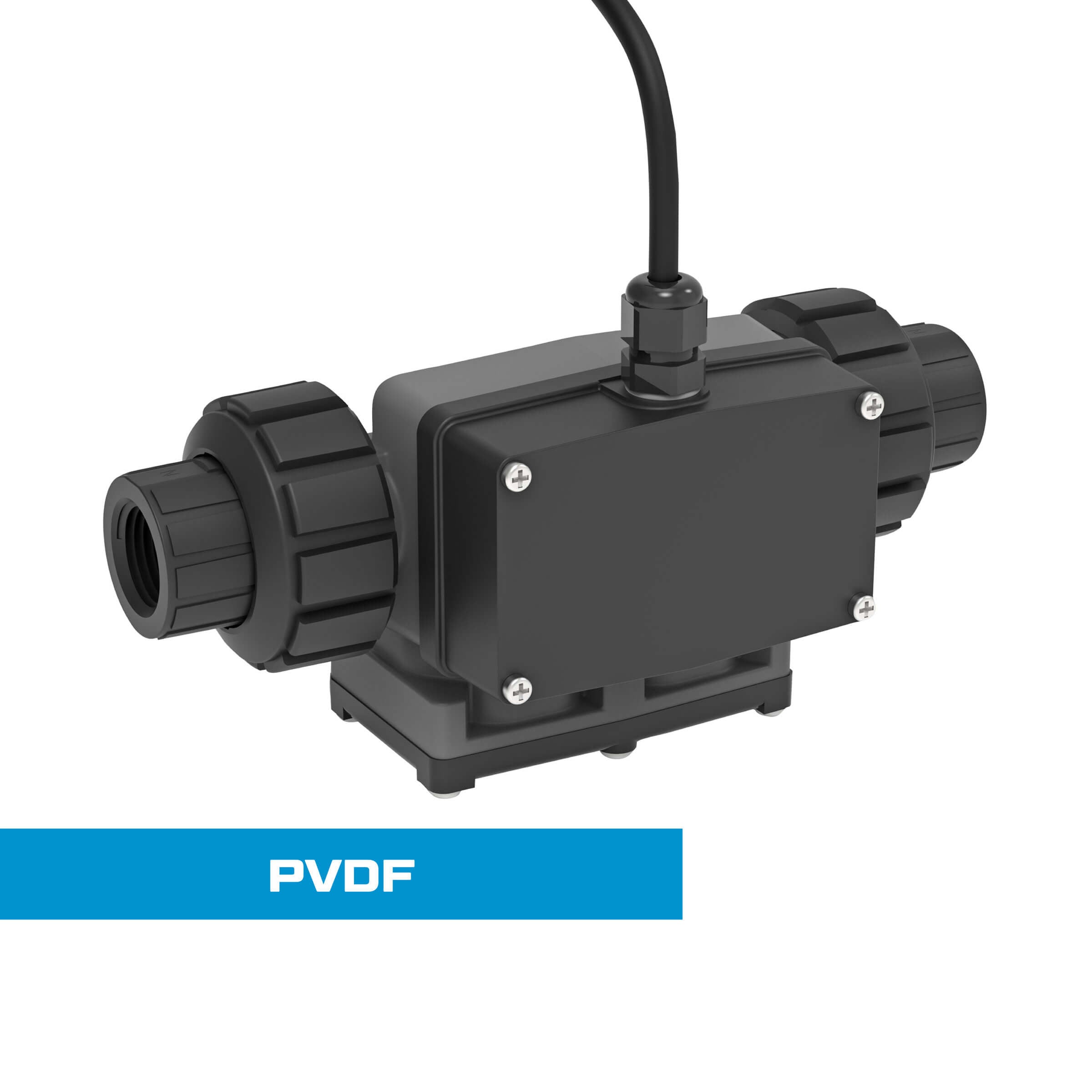 1/2" Turbine PVDF NPT G2 Blind Transmitter