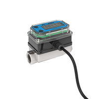 1/2" Turbine Stainless Steel NPT G2 Flow Meter with Digital Display, Transmitter
