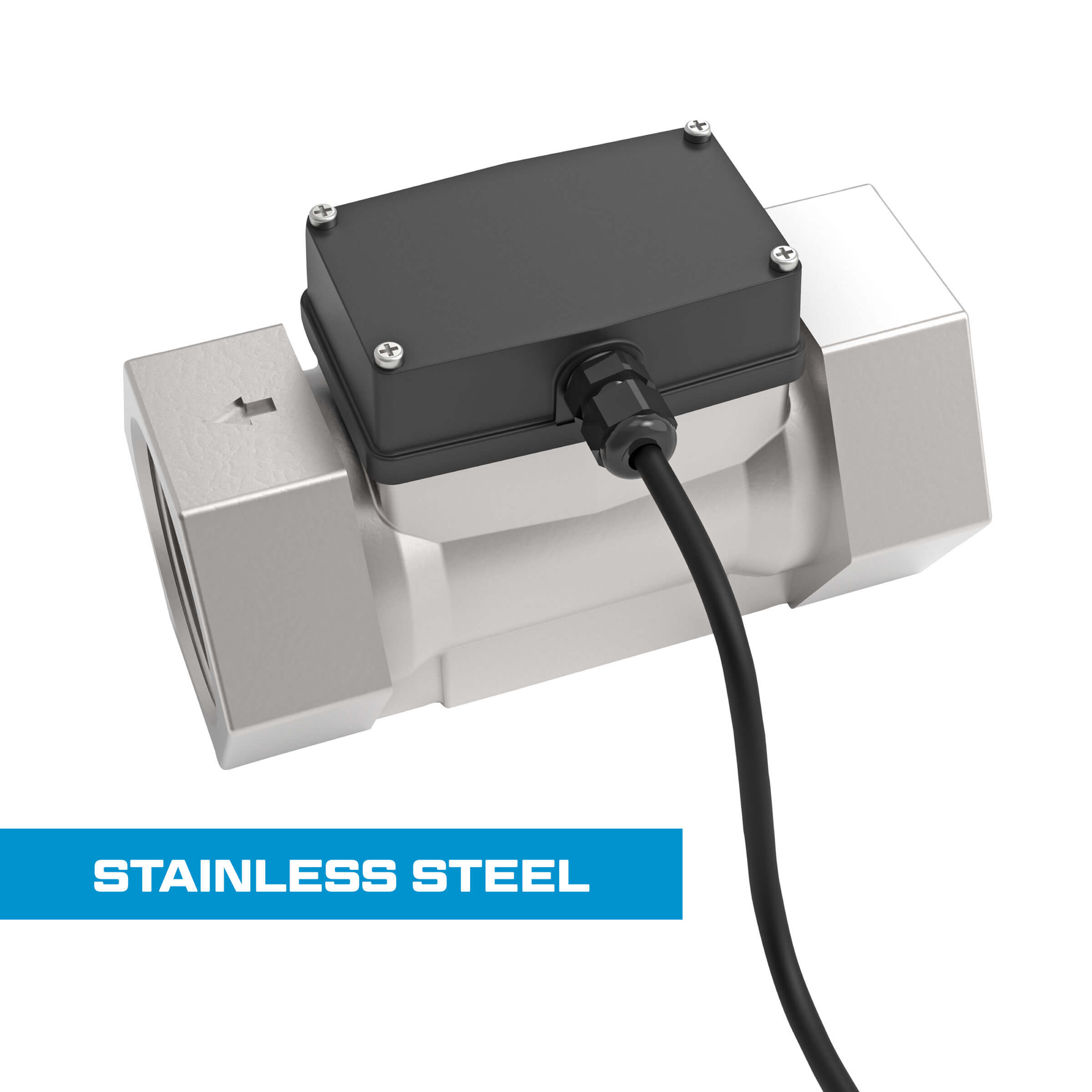 2" Turbine Stainless Steel NPT G2 Blind Transmitter