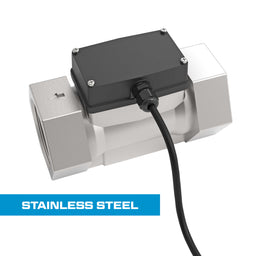 2" Turbine Stainless Steel NPT G2 Blind Transmitter