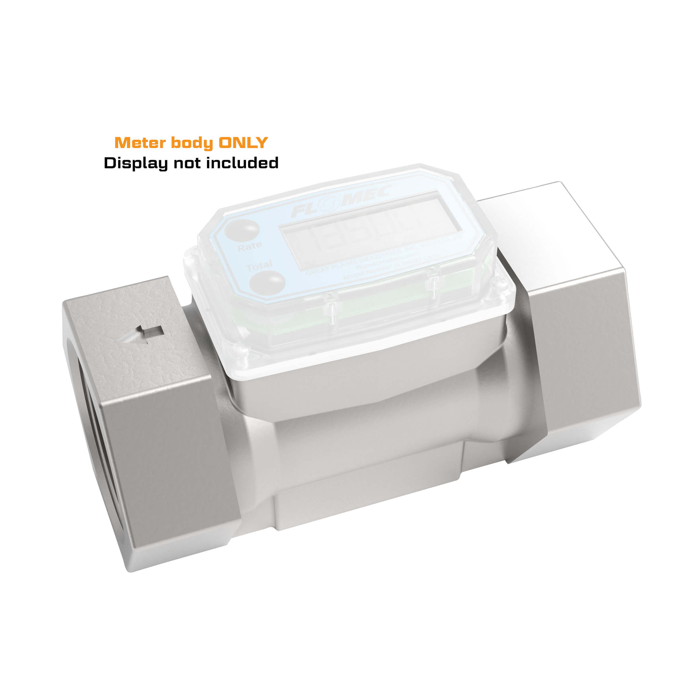 Replacement Body for 2-Inch NPT Stainless Steel G2 Flow Meter